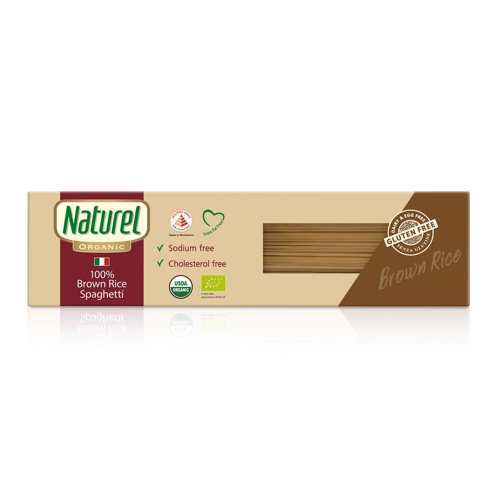 Naturel Organic Brown Rice Spaghetti 250g