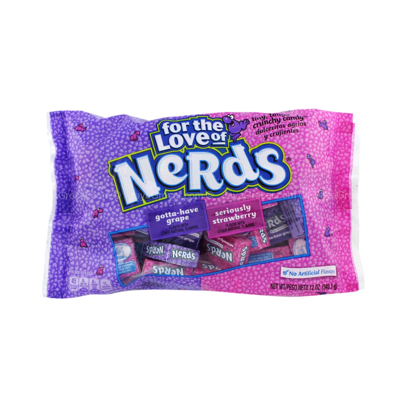 Nerds Grape and Strawberry Fun Size Candies 340g