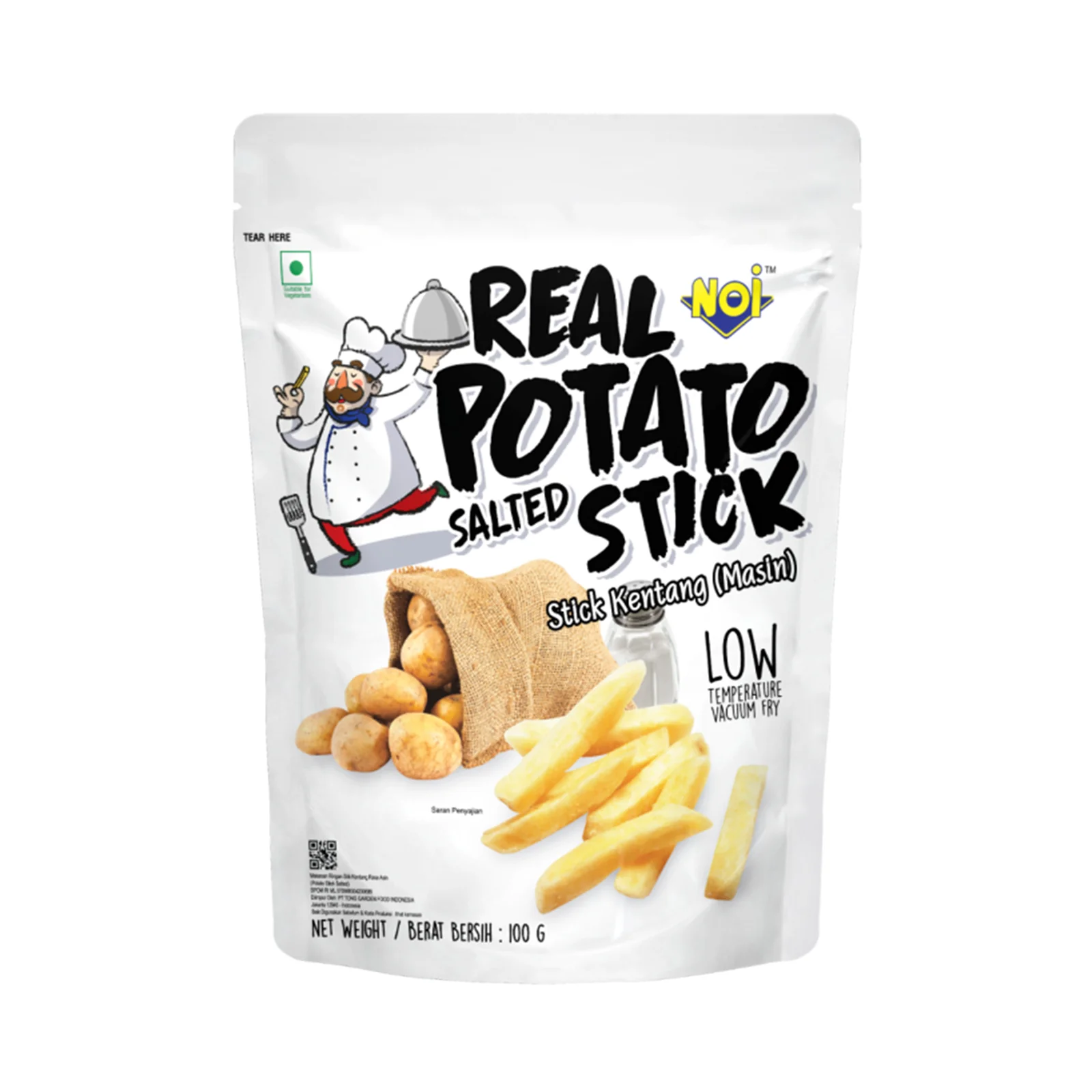 Noi Real Potato Light Salted Stick 100g - Image 2