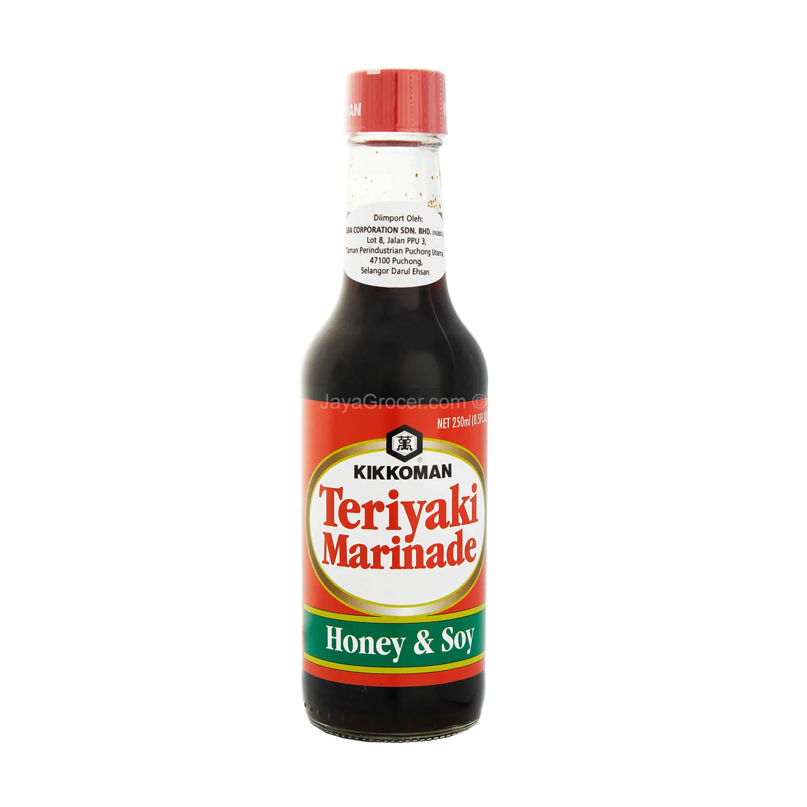 [Non-Halal] Kikkoman Teriyaki Marinade Honey & Soy Sauce 250ml - Image 2