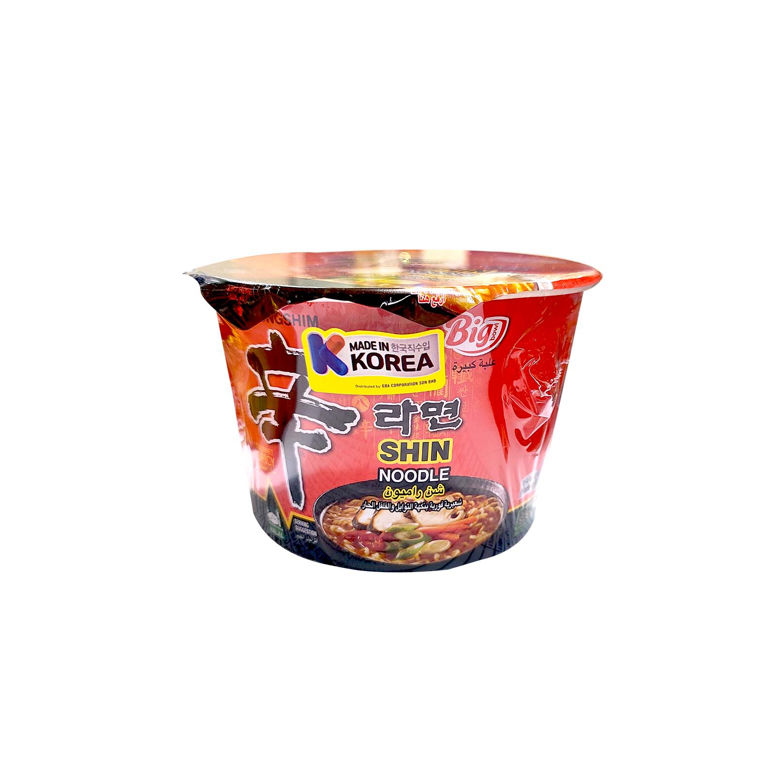 Nongshim Shin Stir-Fry Ramyun Instant Noodle (Bowl) 103g - Image 2