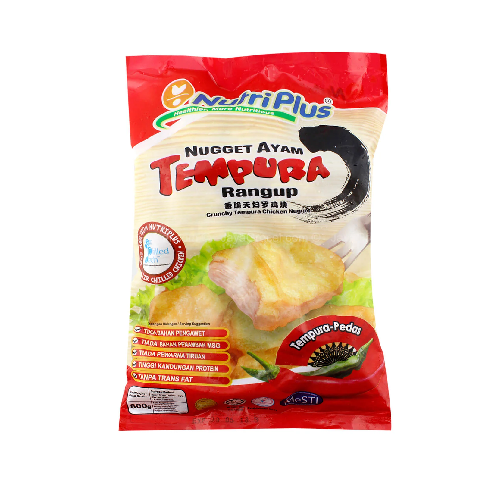 Nutriplus Spicy Tempura Chicken Nugget 800g - Image 2