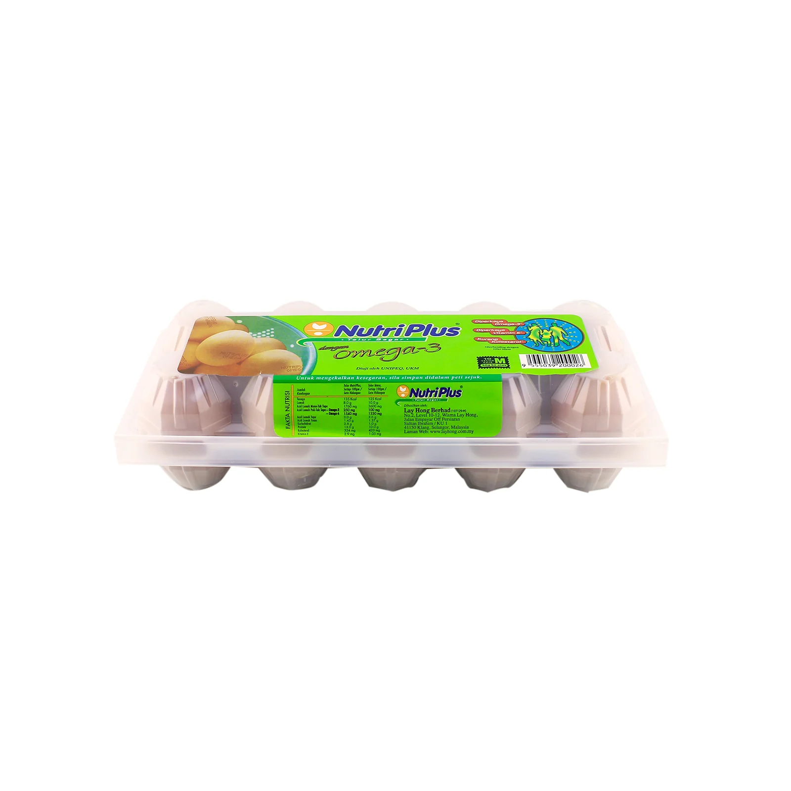 NutriPlus Fresh Eggs with Omega 3 10pcs/pack - Image 2