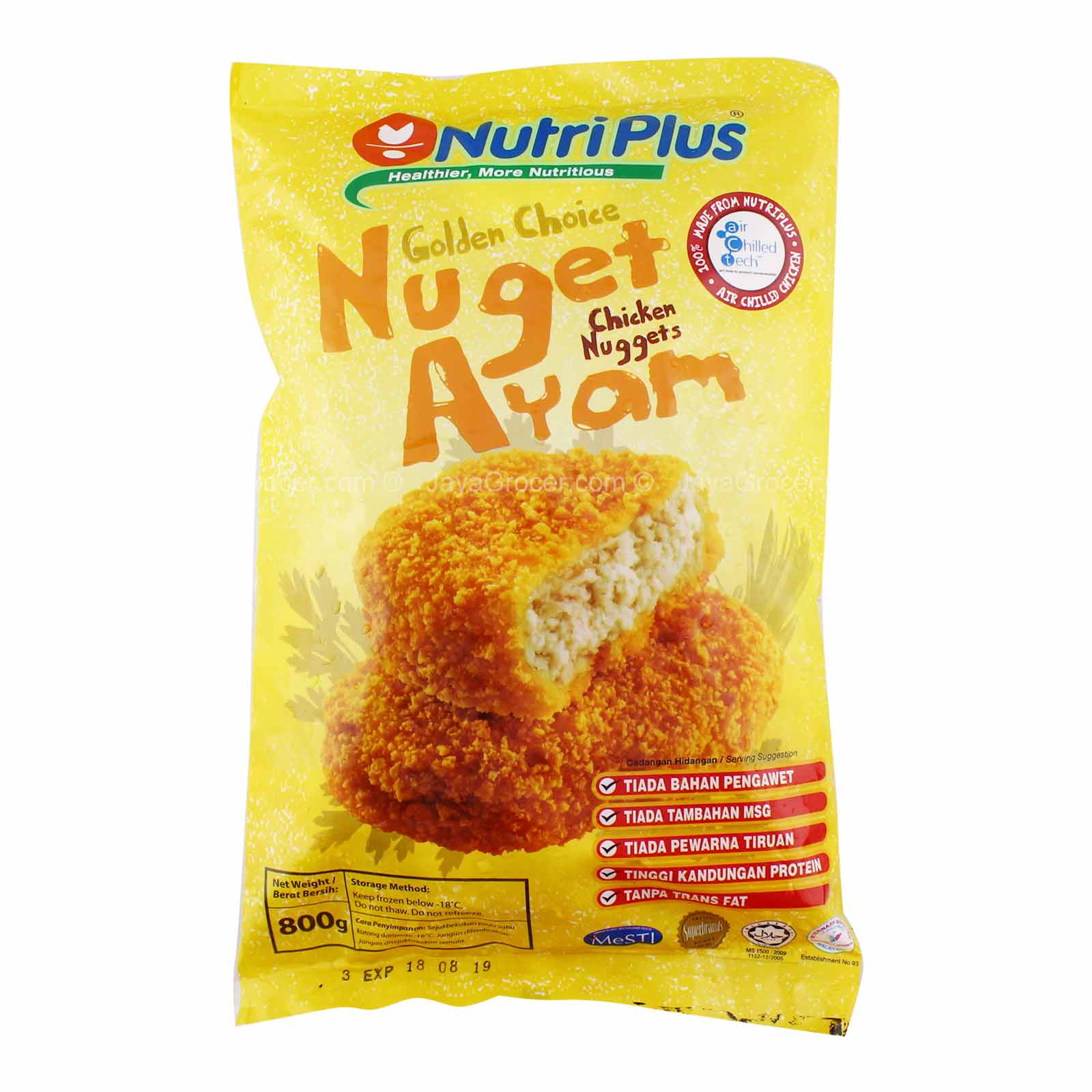 Nutriplus Golden Choice Chicken Nuggets 800g - Image 2