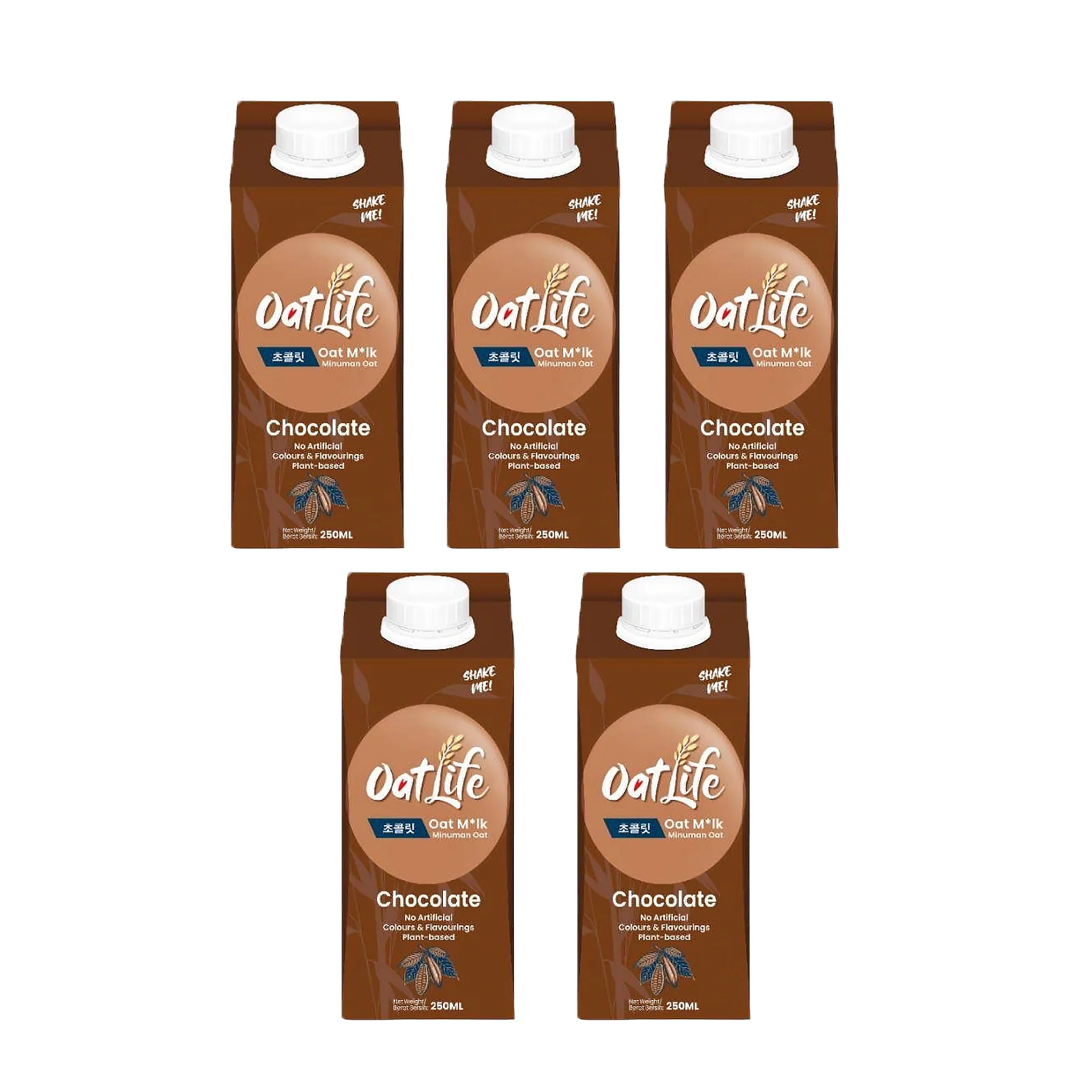 OatLife Chocolate Oat Milk Drink 250ml x 5 - Image 2