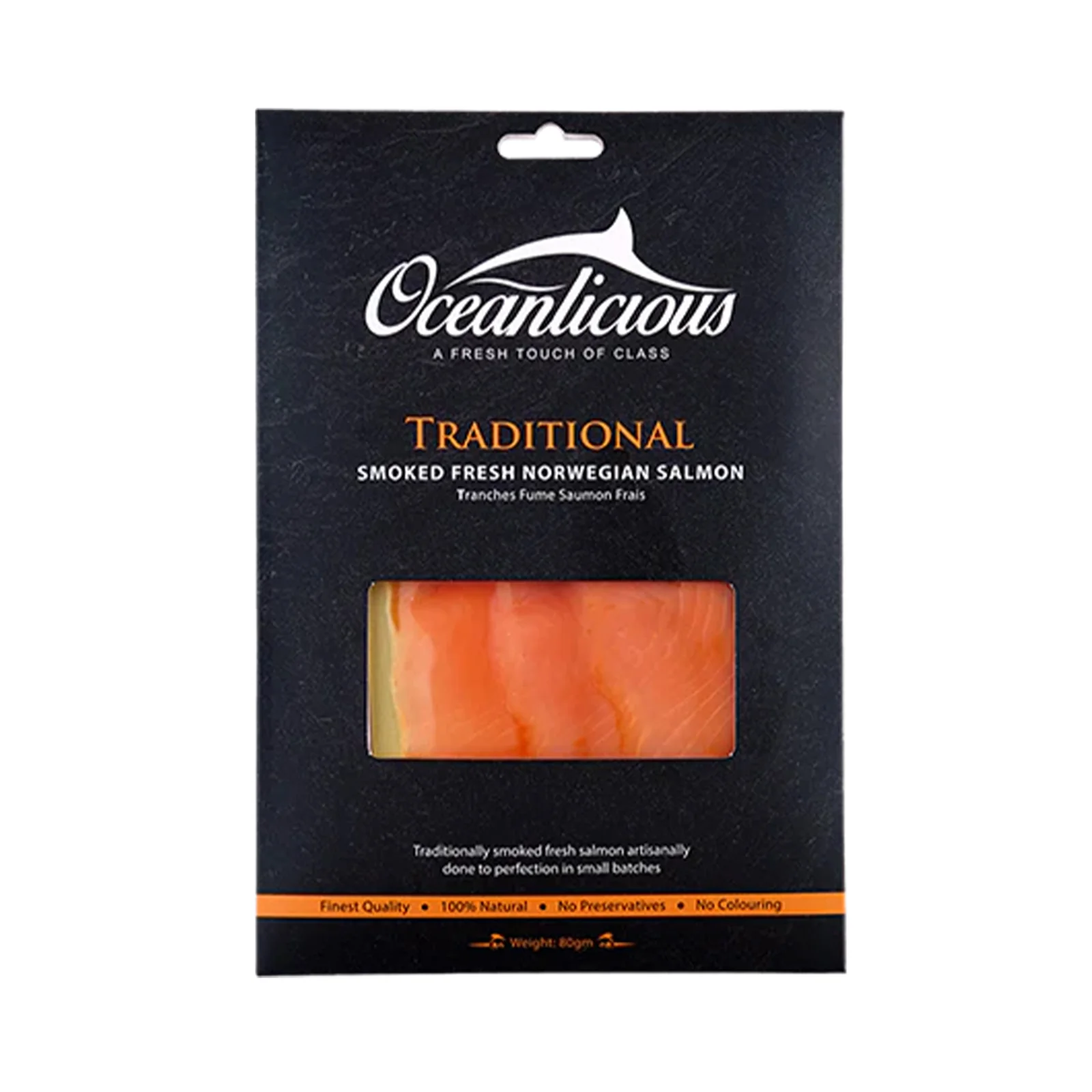 Oceanlicious Traditional Smoked Salmon 80g