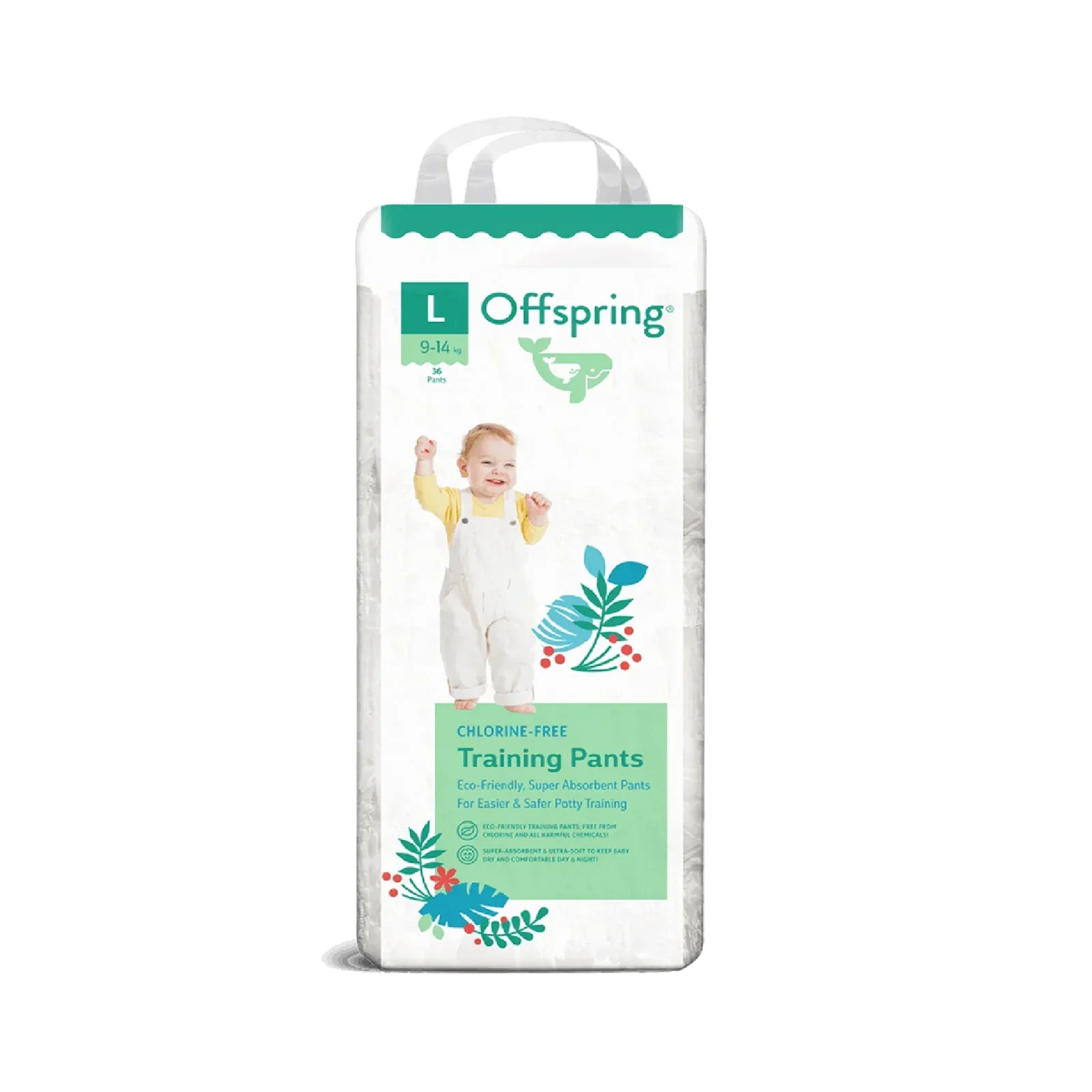 Offspring Fashion Baby Diapers Pants (Large) 36pcs/pack - Image 2