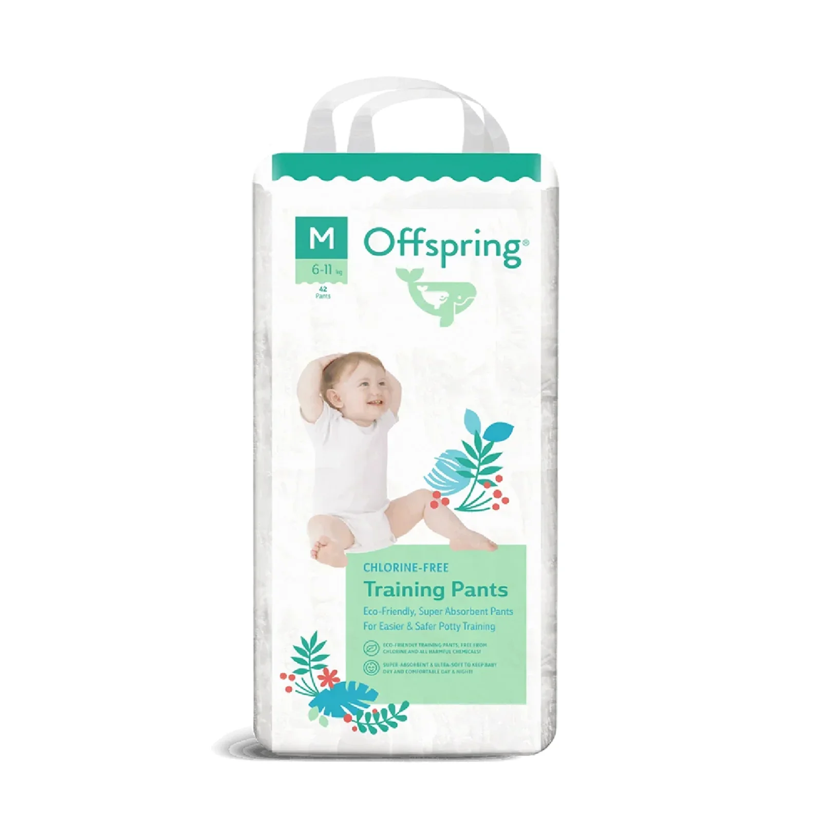 Offspring Fashion Baby Diapers Pants (Medium) 42pcs/pack - Image 2