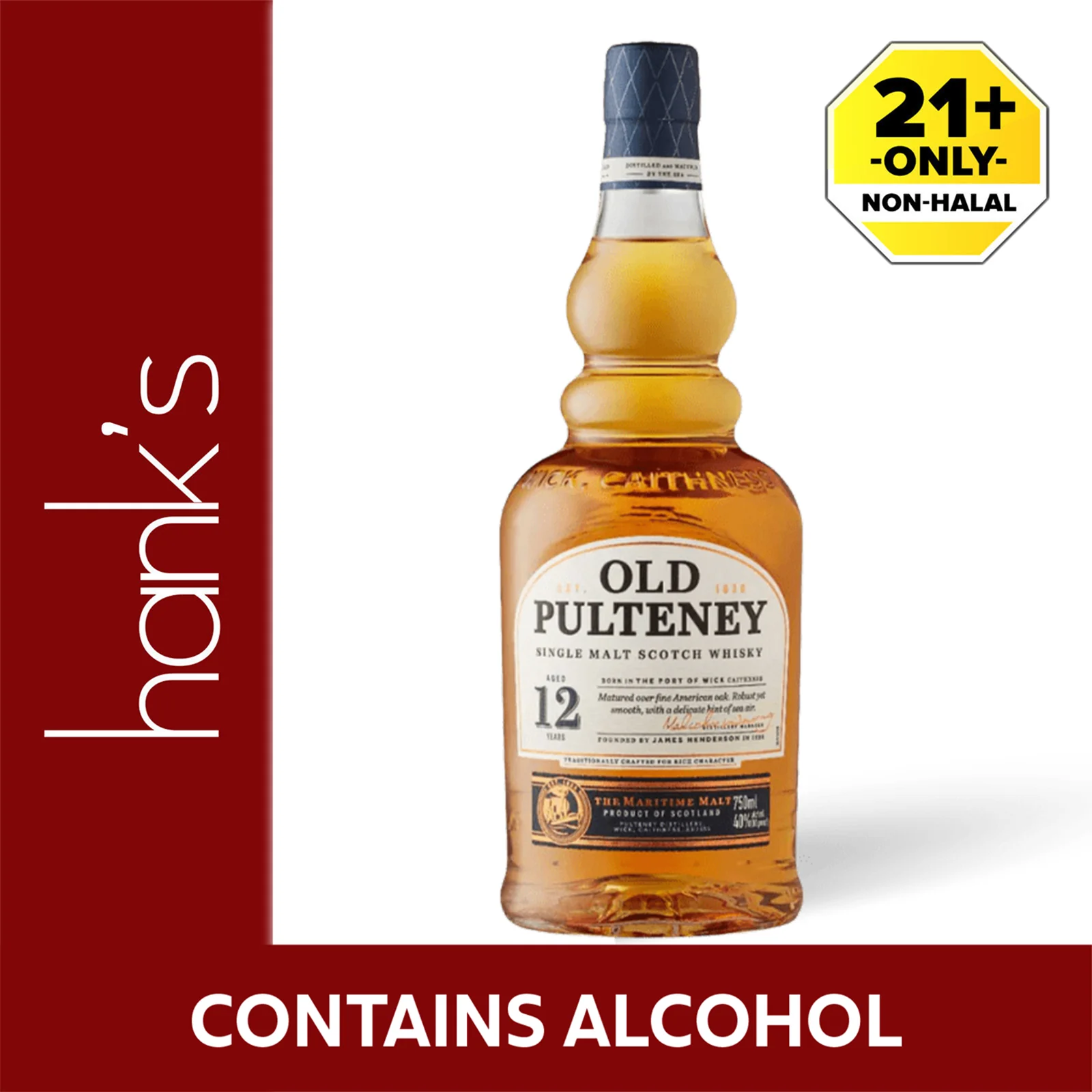 Old Pulteney Single Mat Scotch Whisky 700ml - Image 2