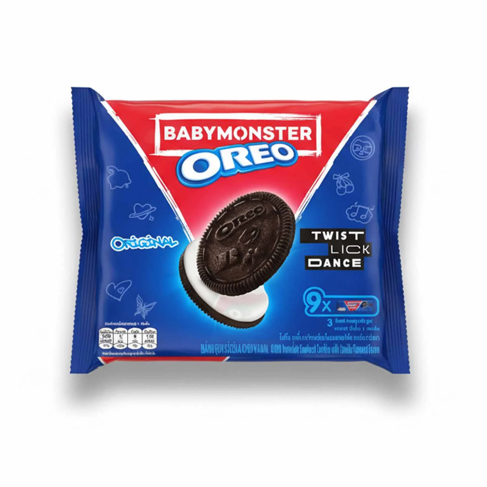 Oreo BTS Sandwich Cookies 27.6g x 9 - Image 2