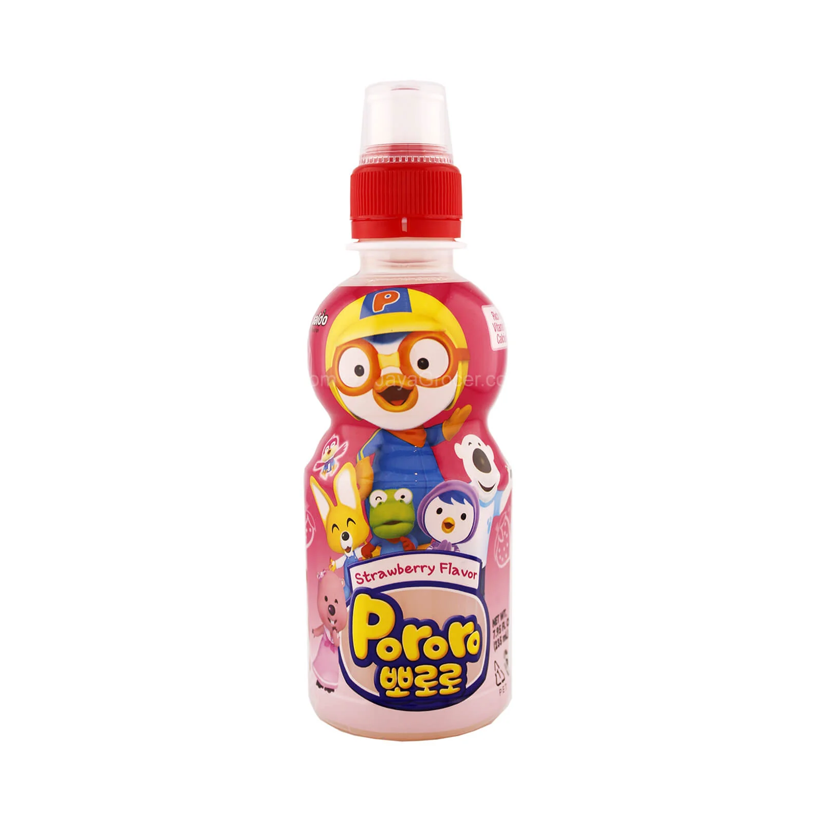 Paldo Pororo Strawberry Flavour Drink 235ml - Image 2