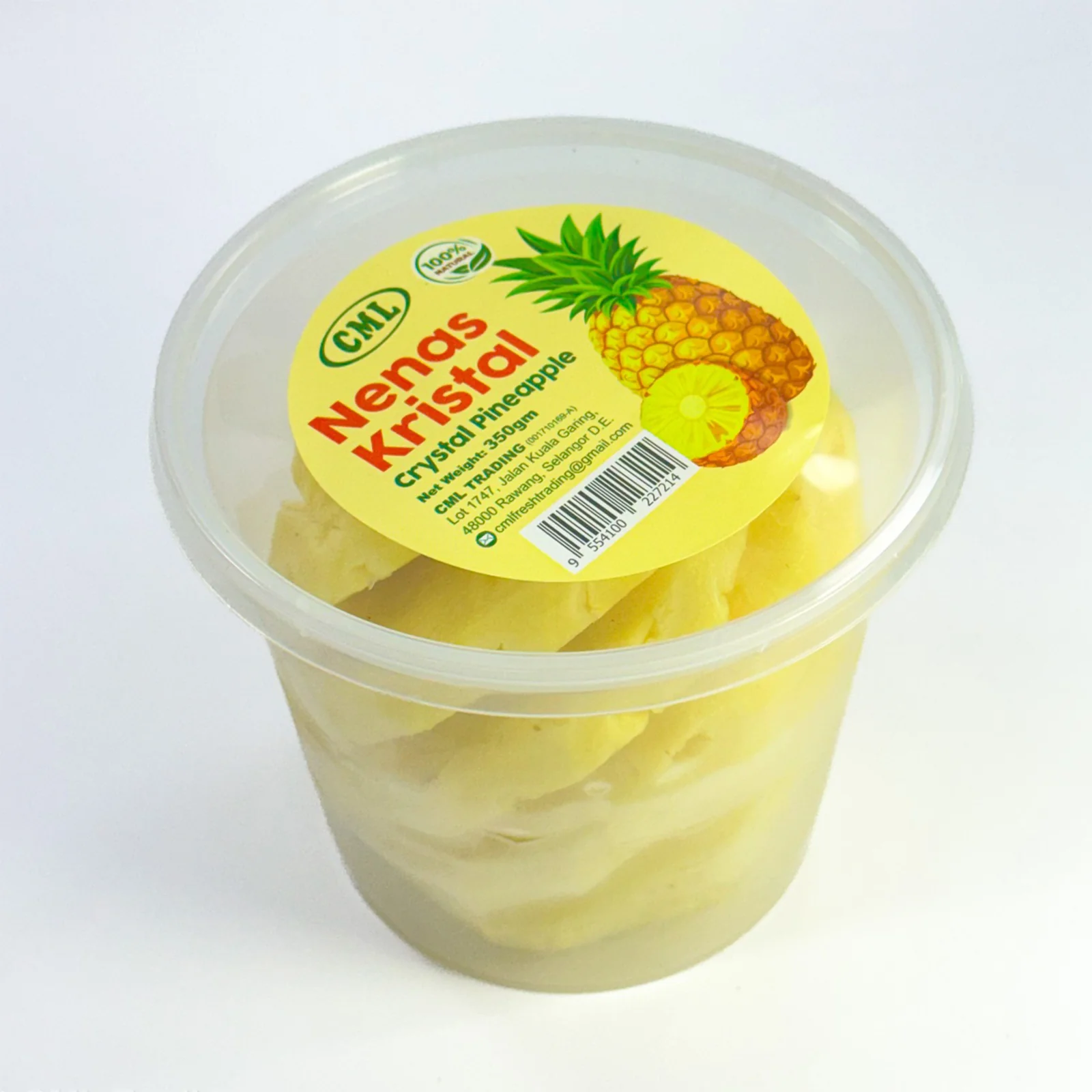 Crystal Peeled Pineapple (Malaysia) 350g - Image 2