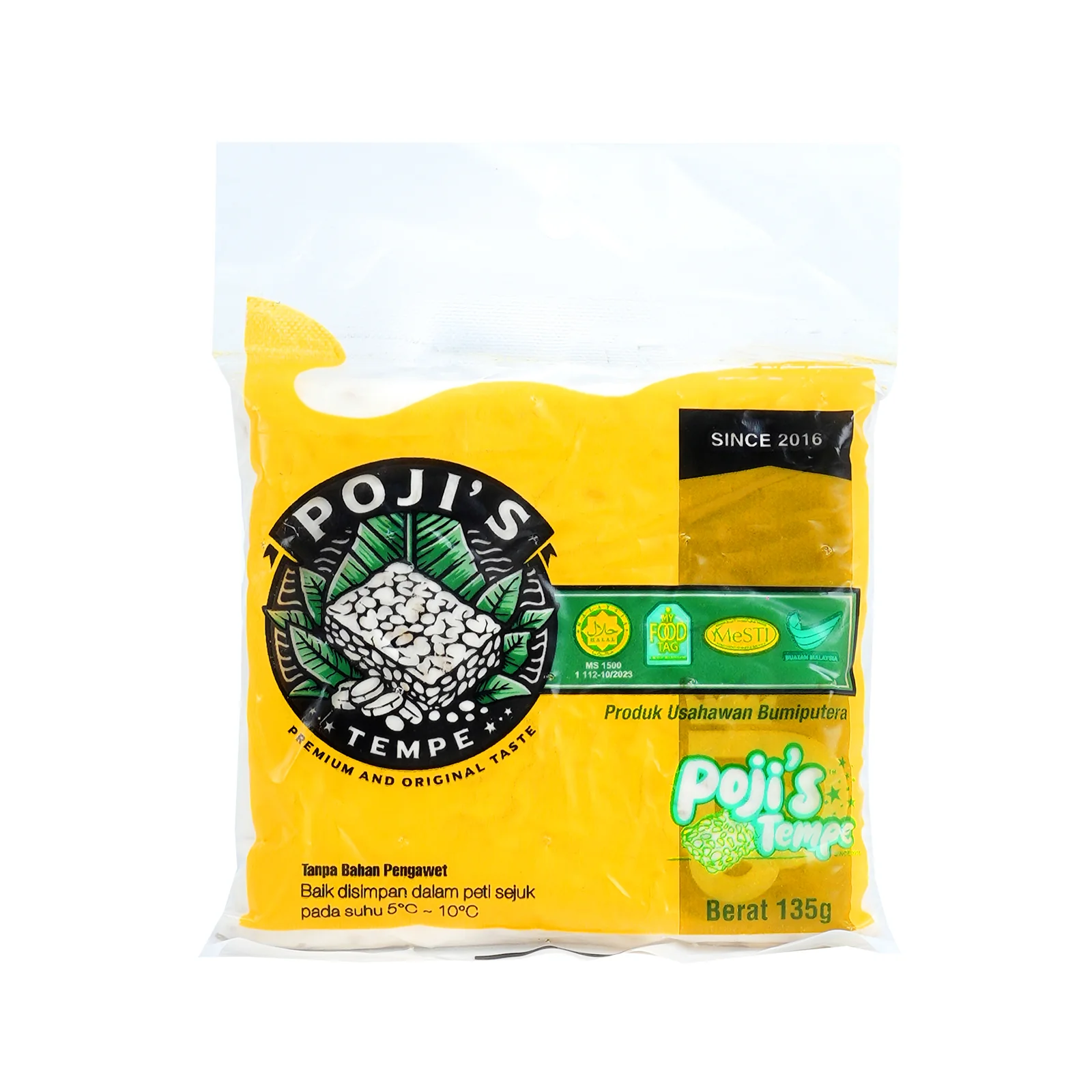 Poji's Tempe/Tempeh (Malaysia) 135g - Image 2