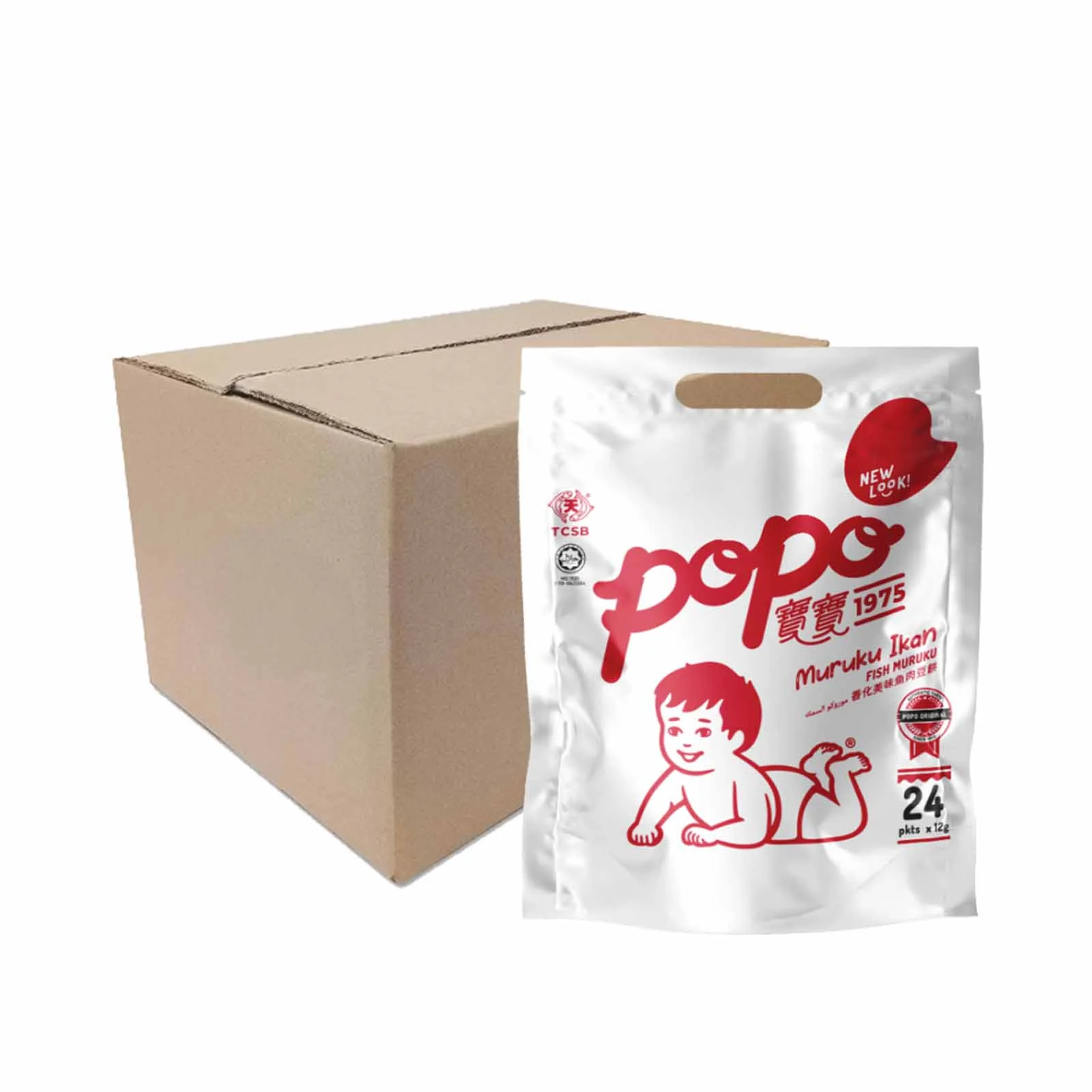 Popo Fish Muruku Snack 24pcs/pack - Image 2