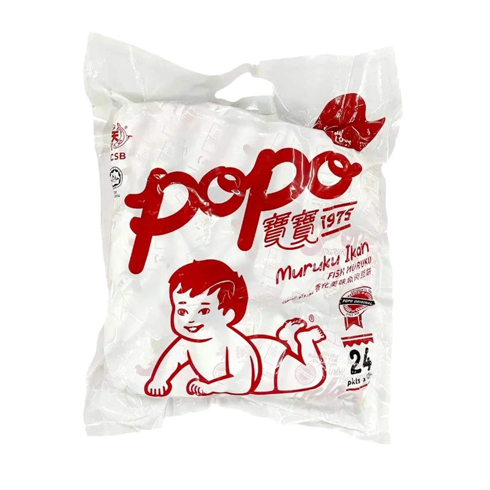 Popo Fish Muruku Snack 24pcs/pack - Image 3