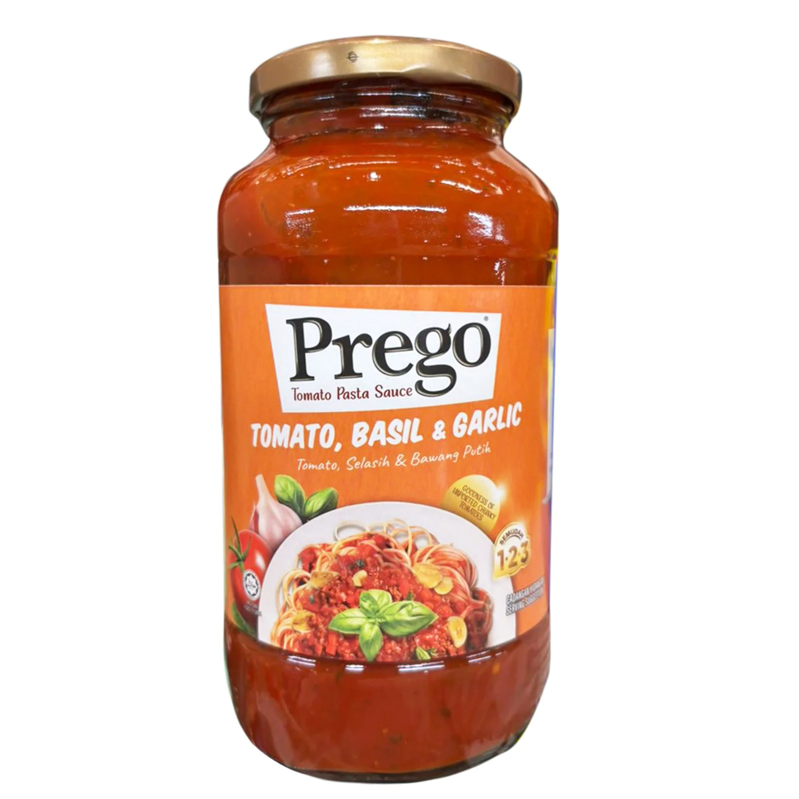 Prego Tomato Basil And Garlic Pasta Sauce 680g - Image 2
