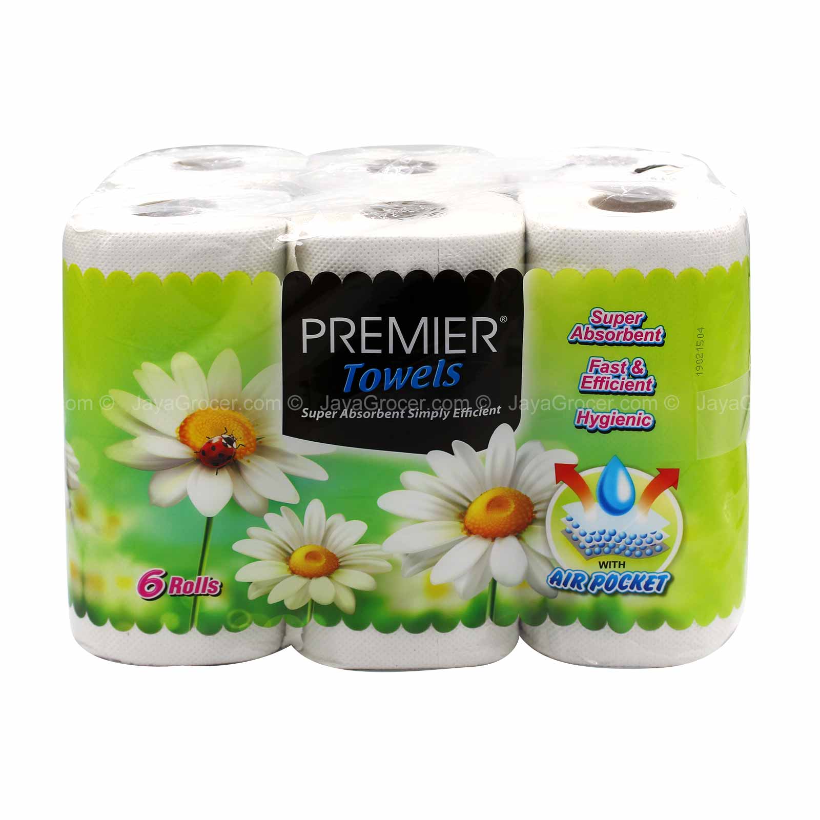 Premier Disposable Household Towels 60sheets x 6 - Image 2