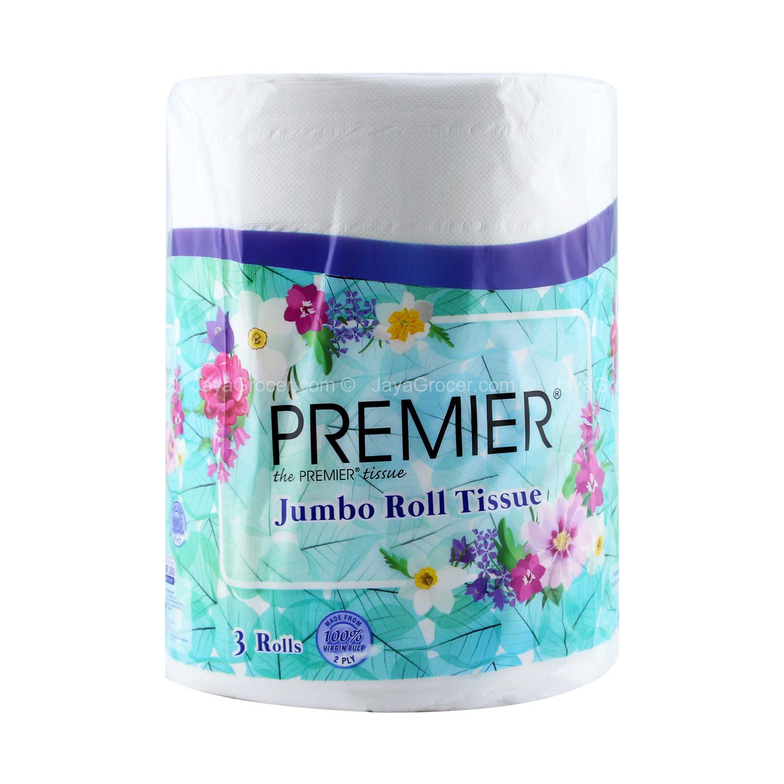 Premier Jumbo Roll Tissue 130m x 3 - Image 2