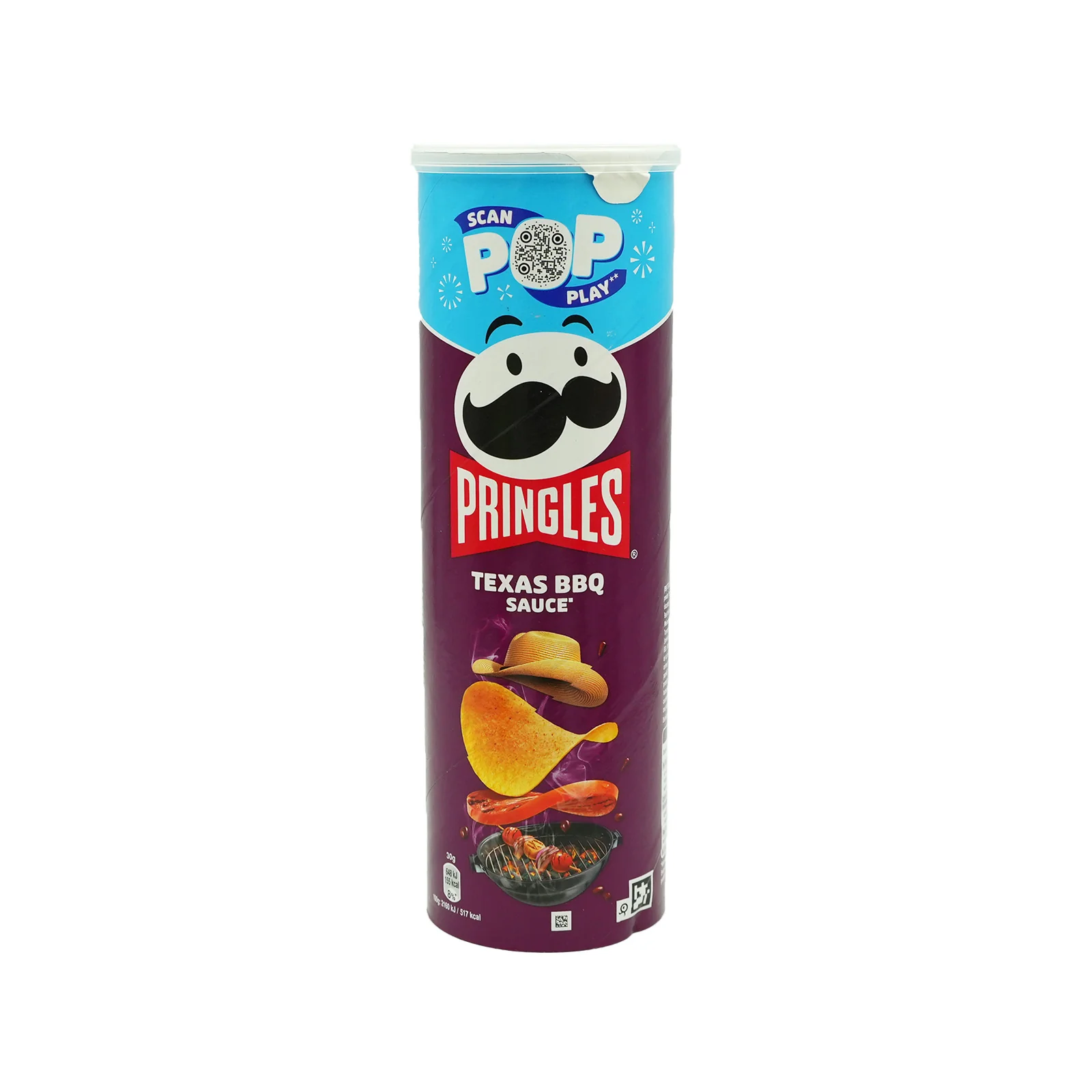 Pringles Barbecue Potato Chips (Belgium) 165g - Image 2