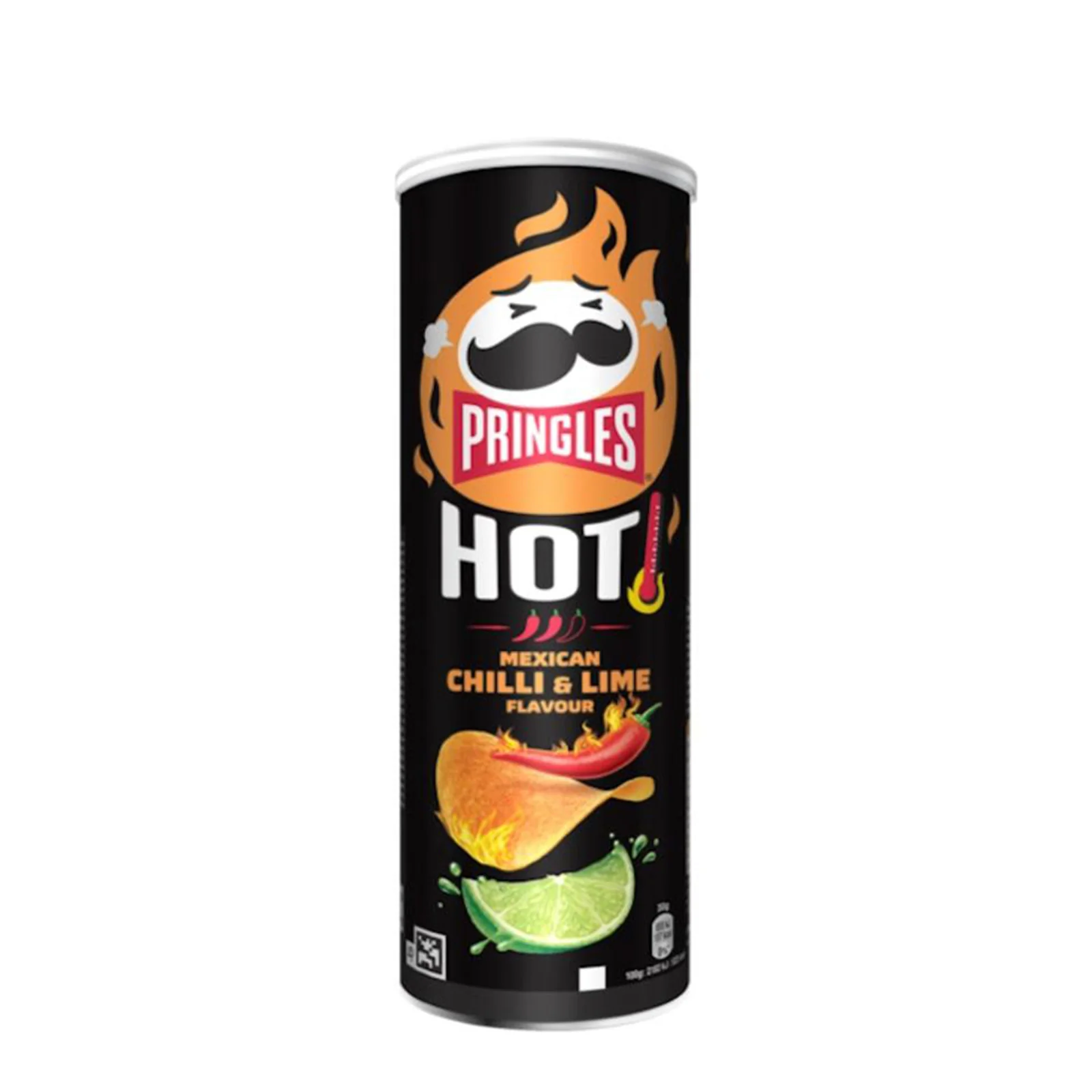 Pringles Hot Mex Chili Lime (Belgium) 160g - Image 2