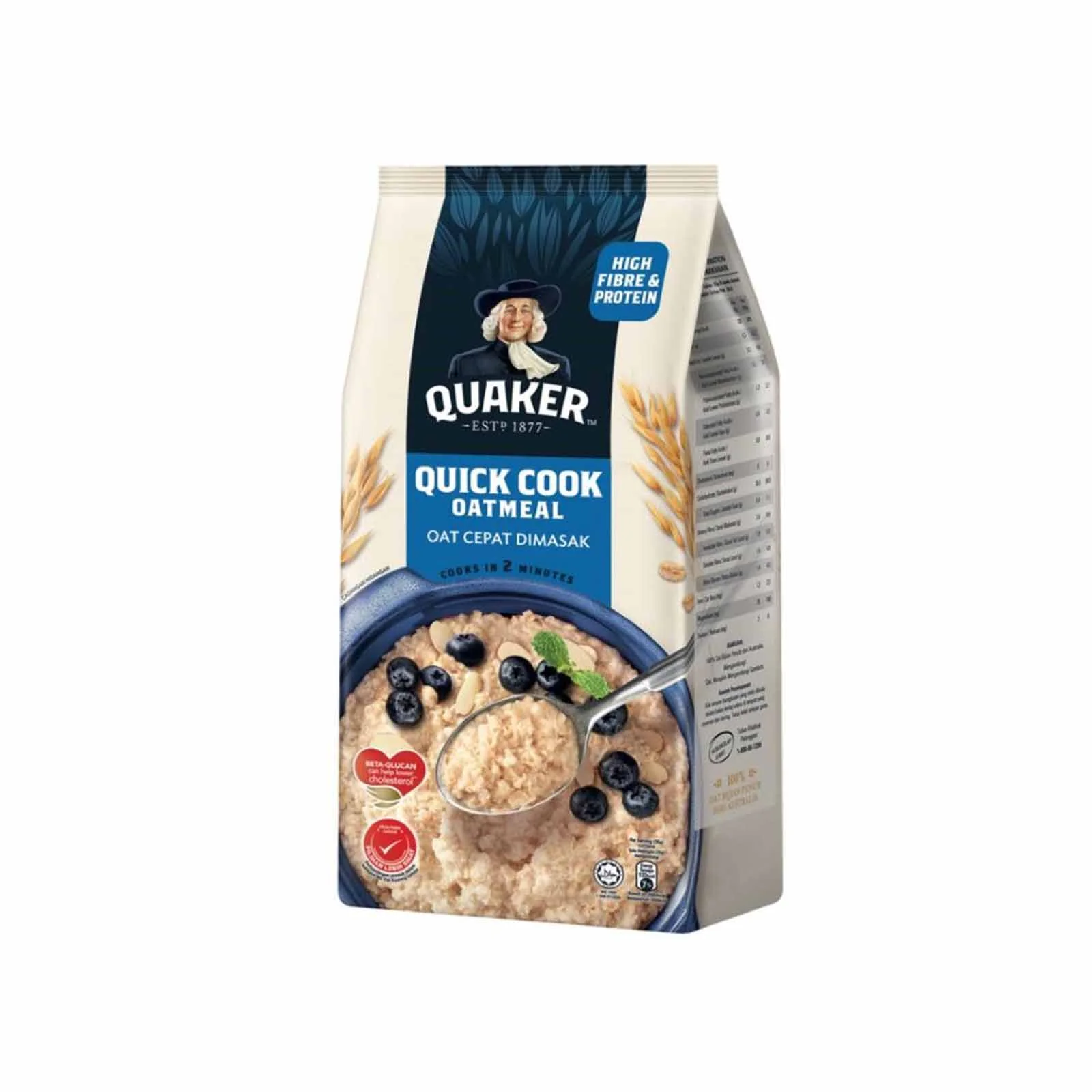 Quaker Oats Quick Cook Oatmeal (Pouch) 300g - Image 4
