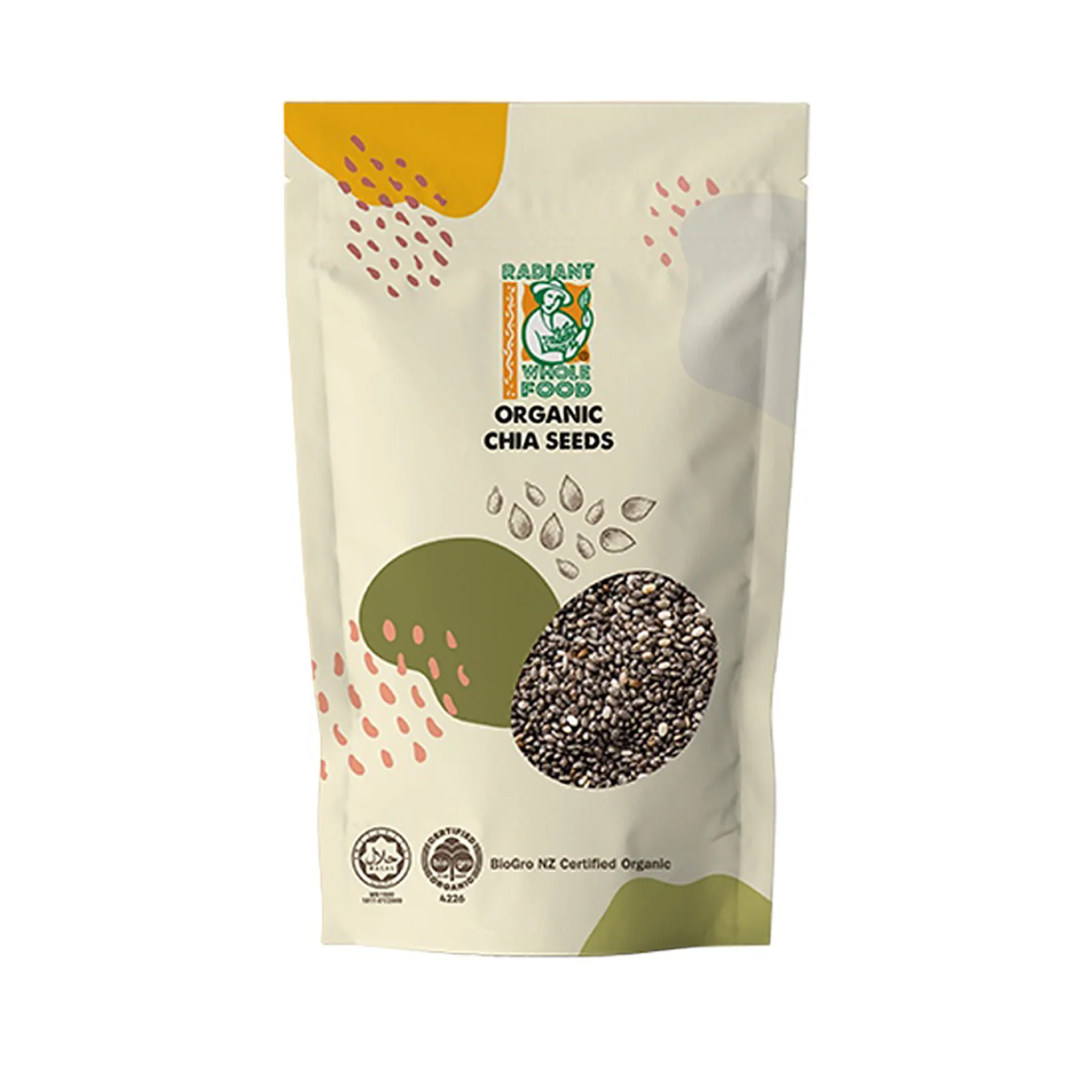 Radiant Organic Chia Seeds 200g - Image 2