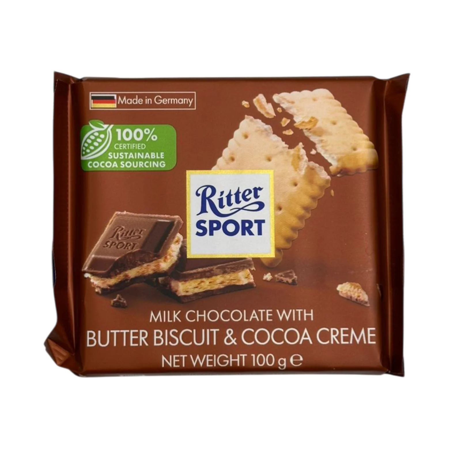 Ritter Sport Butter Biscuit Chocolate Bar 100g - Image 2