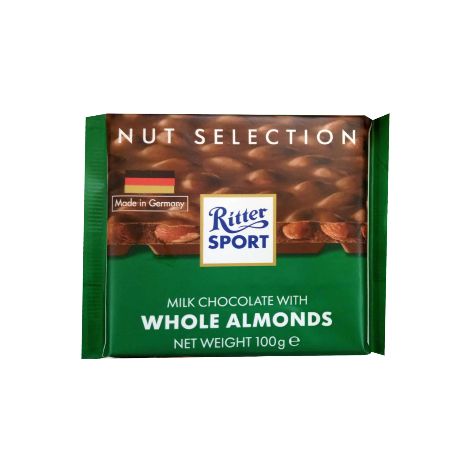 Ritter Sport Whole Almond Chocolate Bar 100g - Image 2