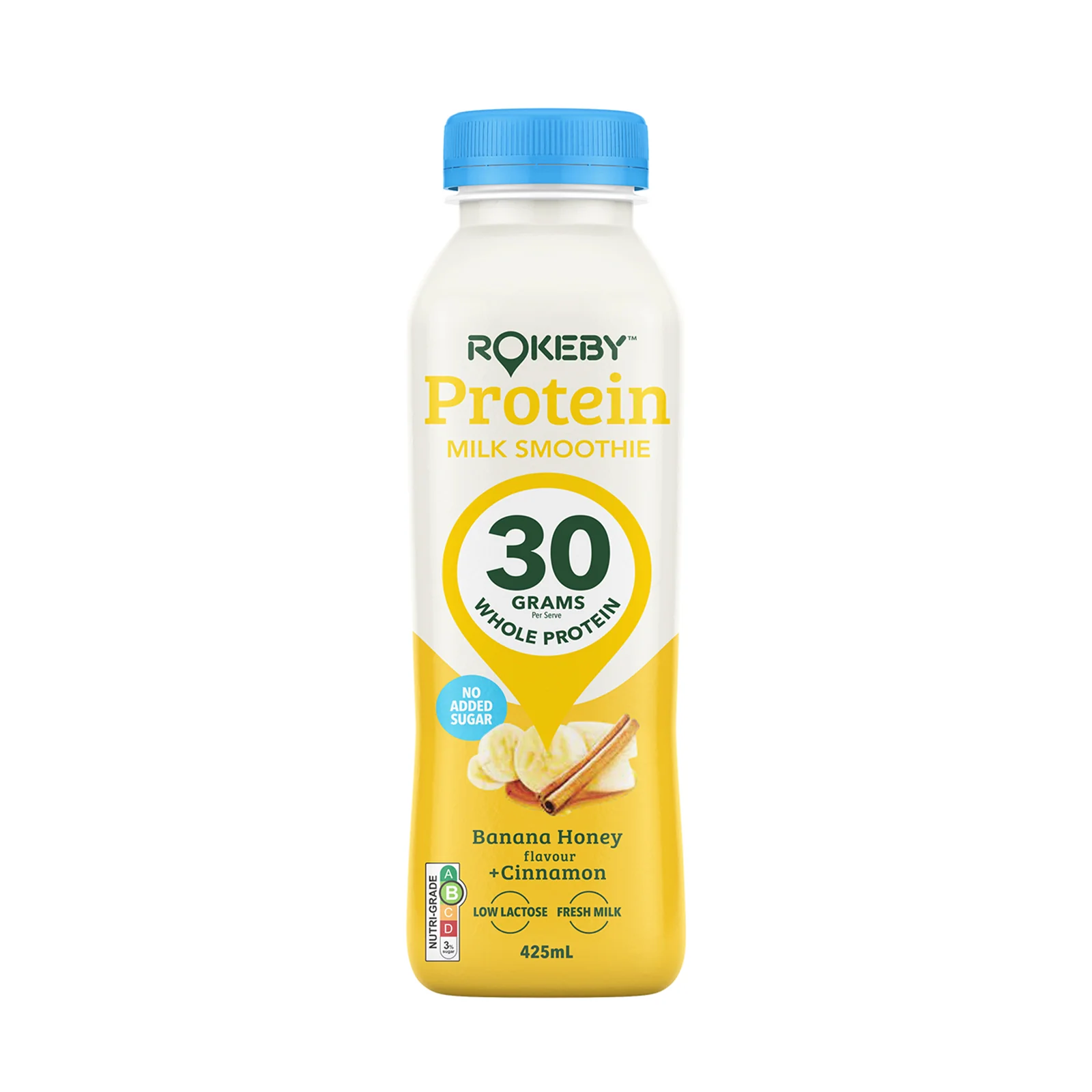 Rokeby Farms Whole Protein Banana, Honey & Cinnamon 425ml - Image 2