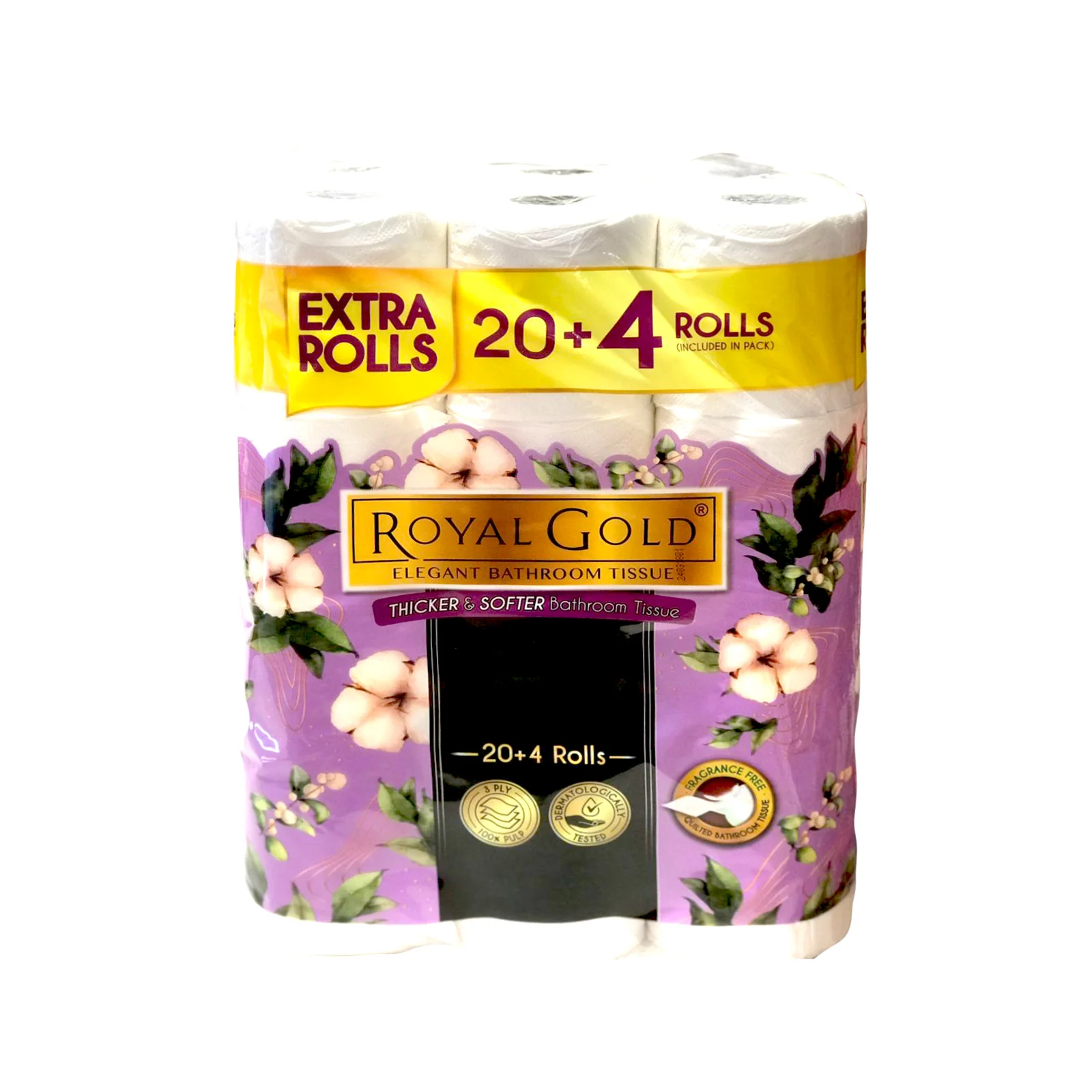 Royal Gold Elegant Toilet Roll 190pcs x 24 - Image 2