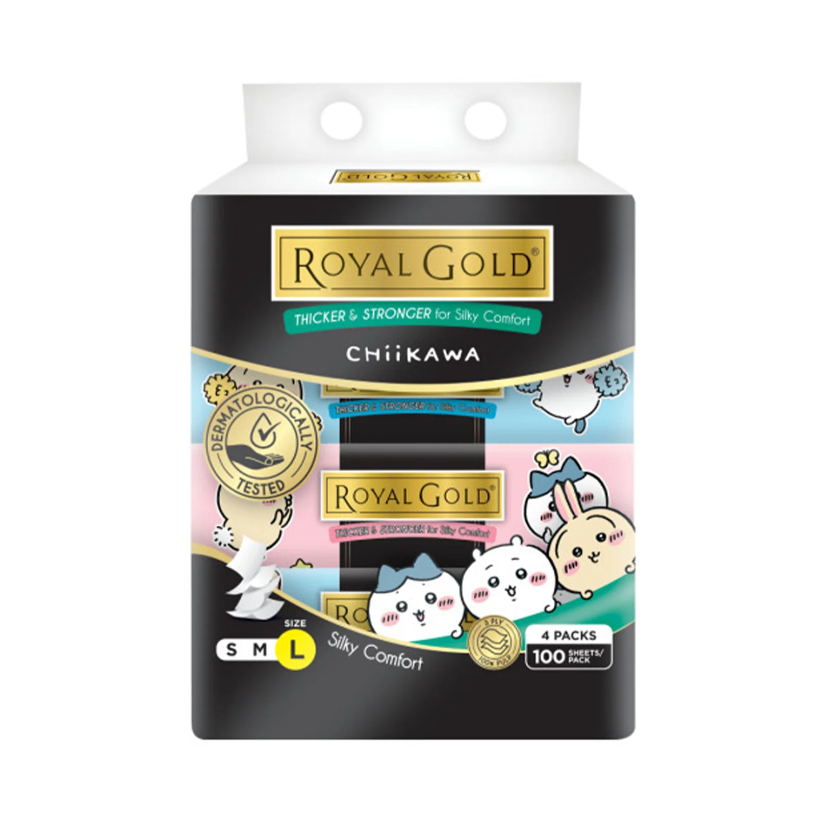 Royal Gold Soft pack 3Ply 100pcs x 4 - Image 2