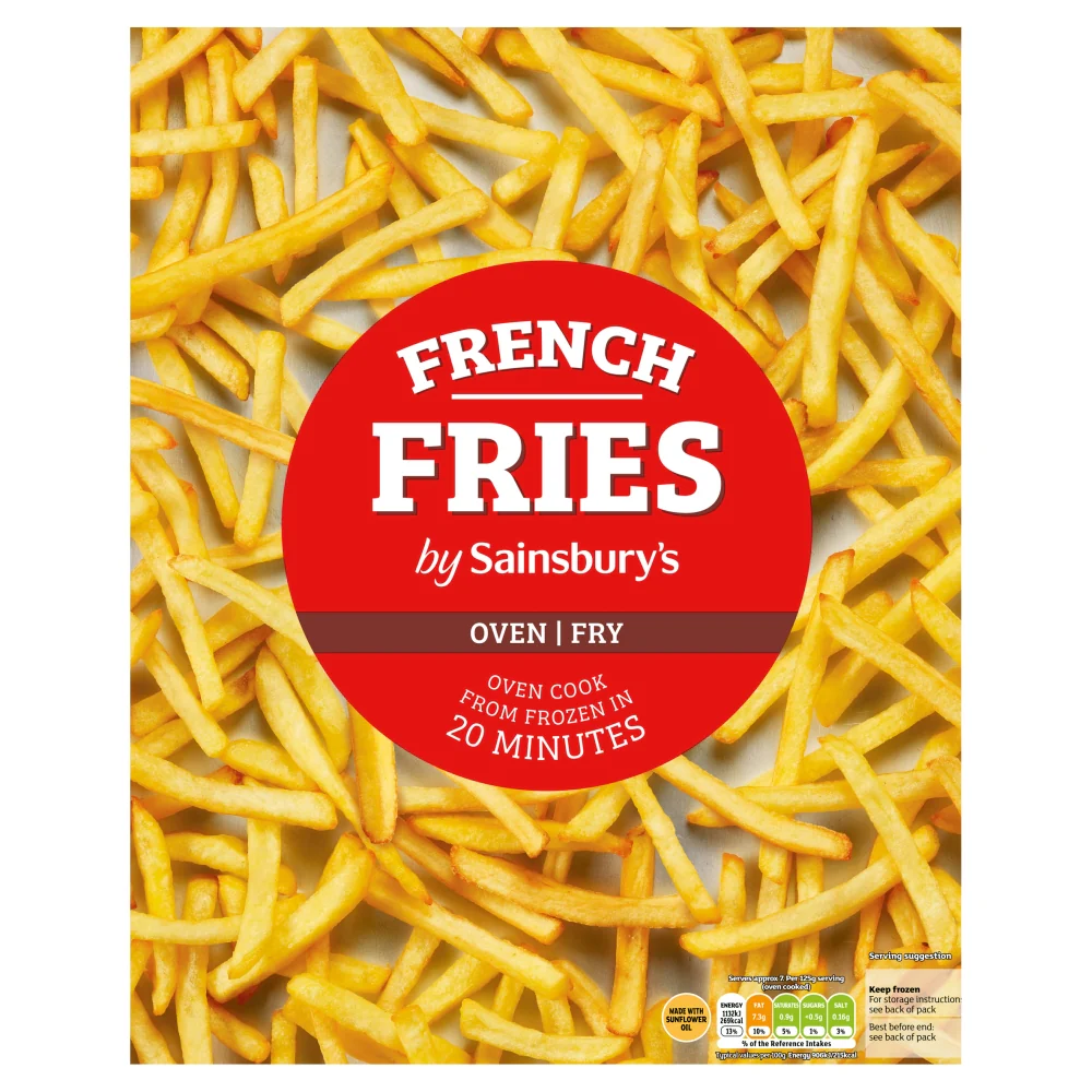 Sainsbury's Frozen French Fries 900g - Image 2