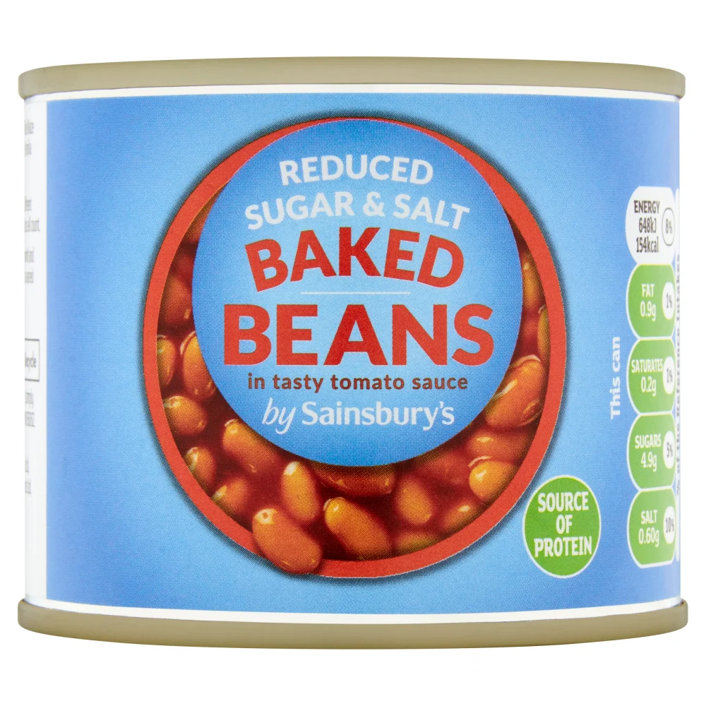 Sainsbury's Reduce Sugar & Salt Baked Beans in Tomato Sauce 200g - Image 2