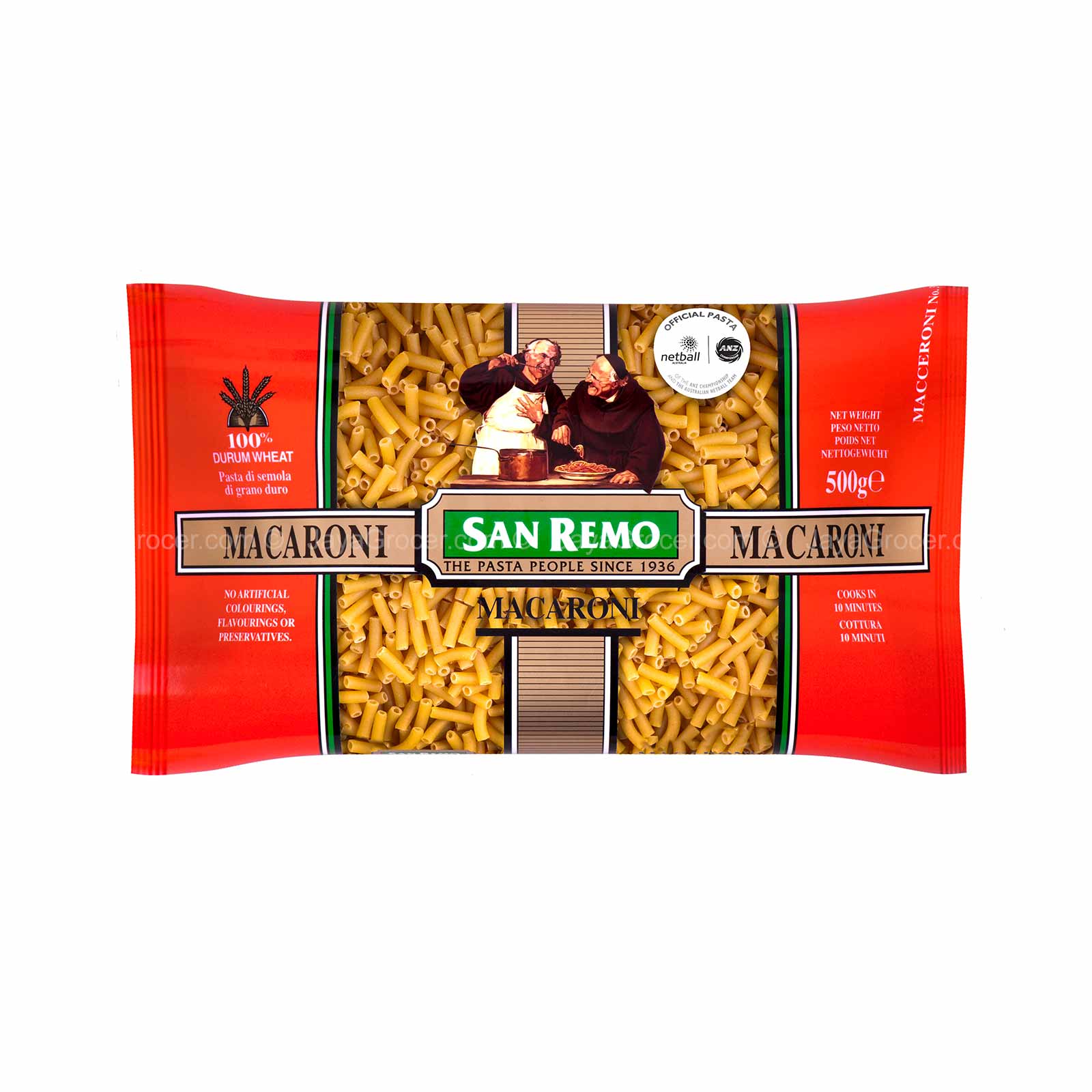 San Remo Dry Pasta Macaroni 500g - Image 2
