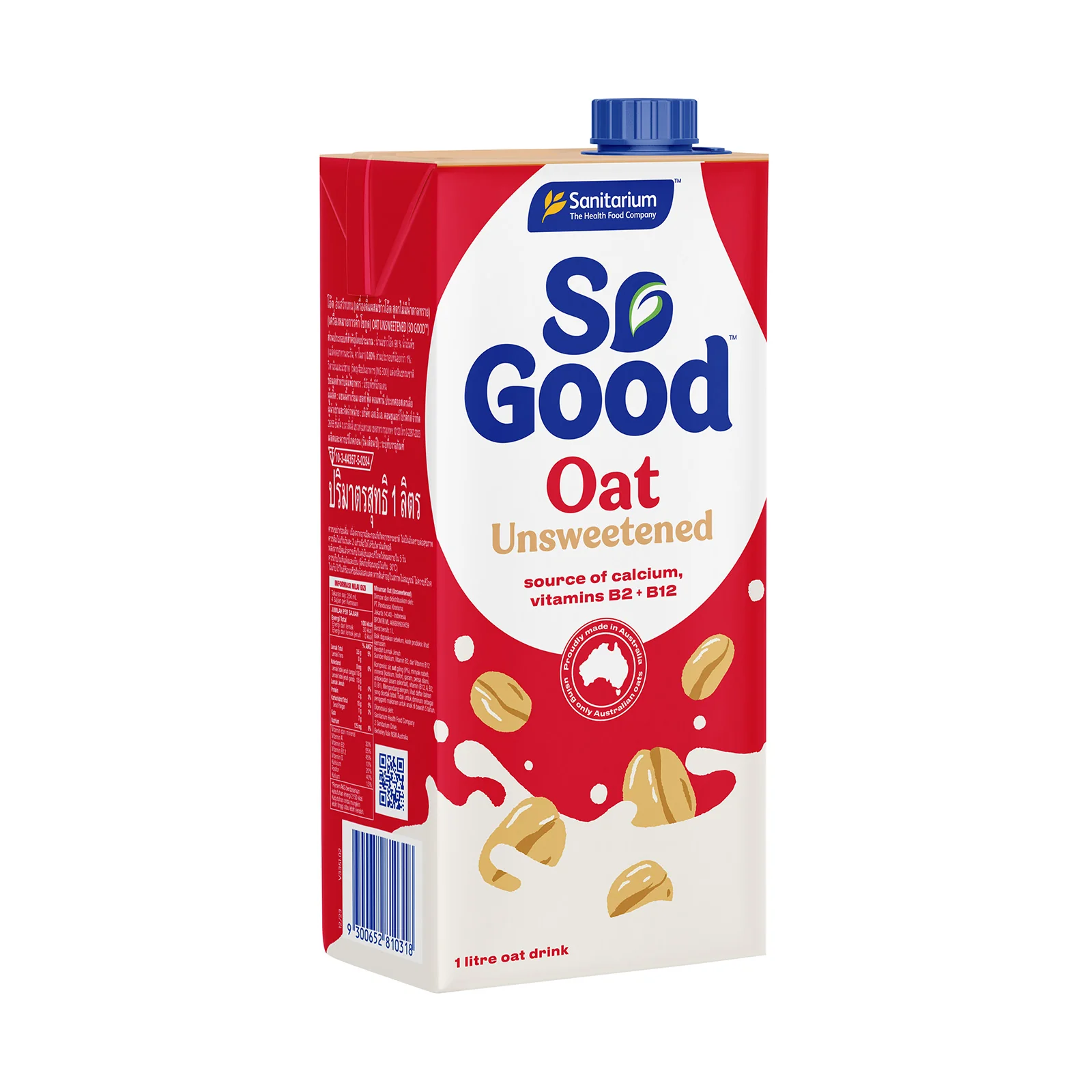 Sanitarium So Good Unsweetened Oats Milk 1L - Image 2