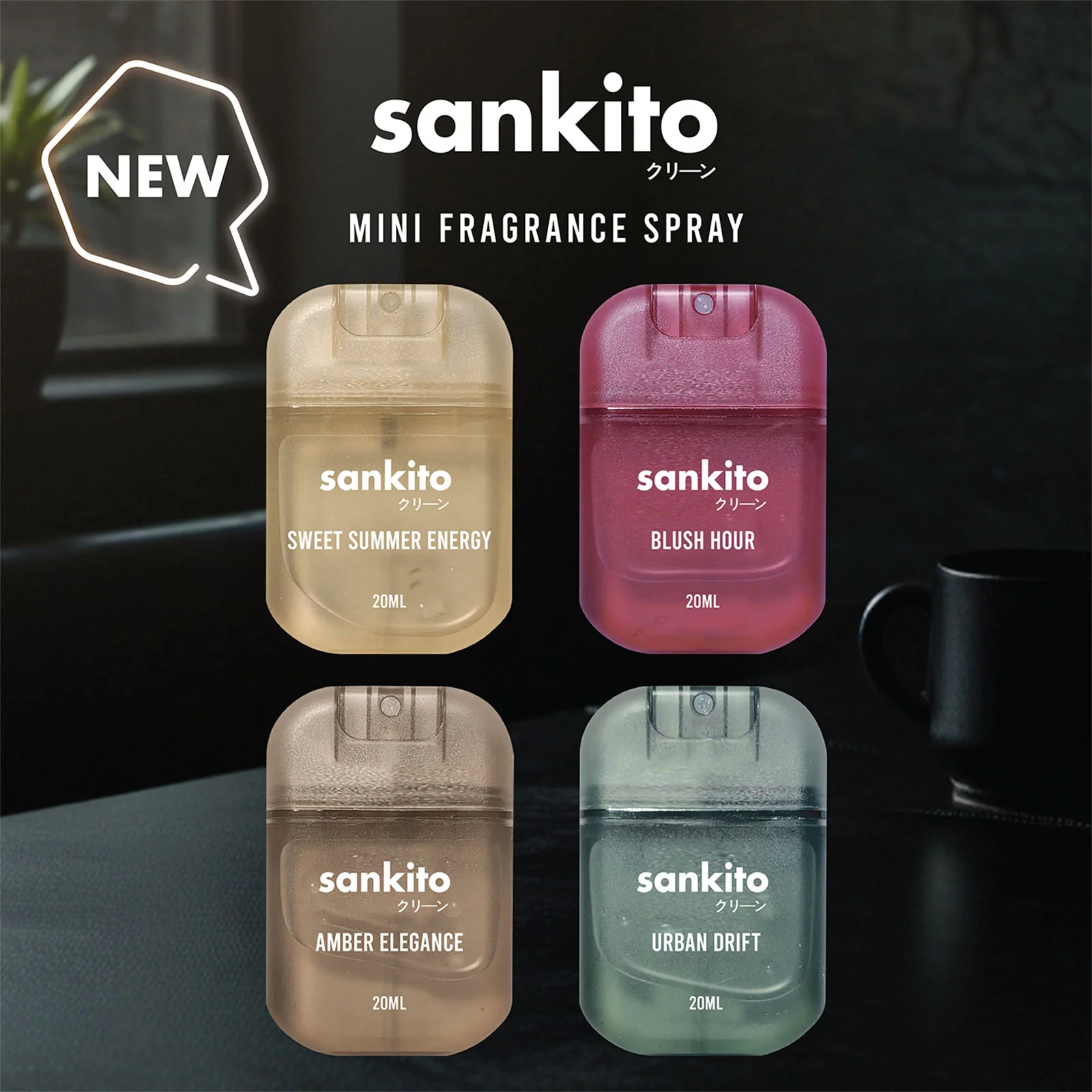 Sankito Mini Fragrance Spray - Amber Elegance 20ml - Image 2