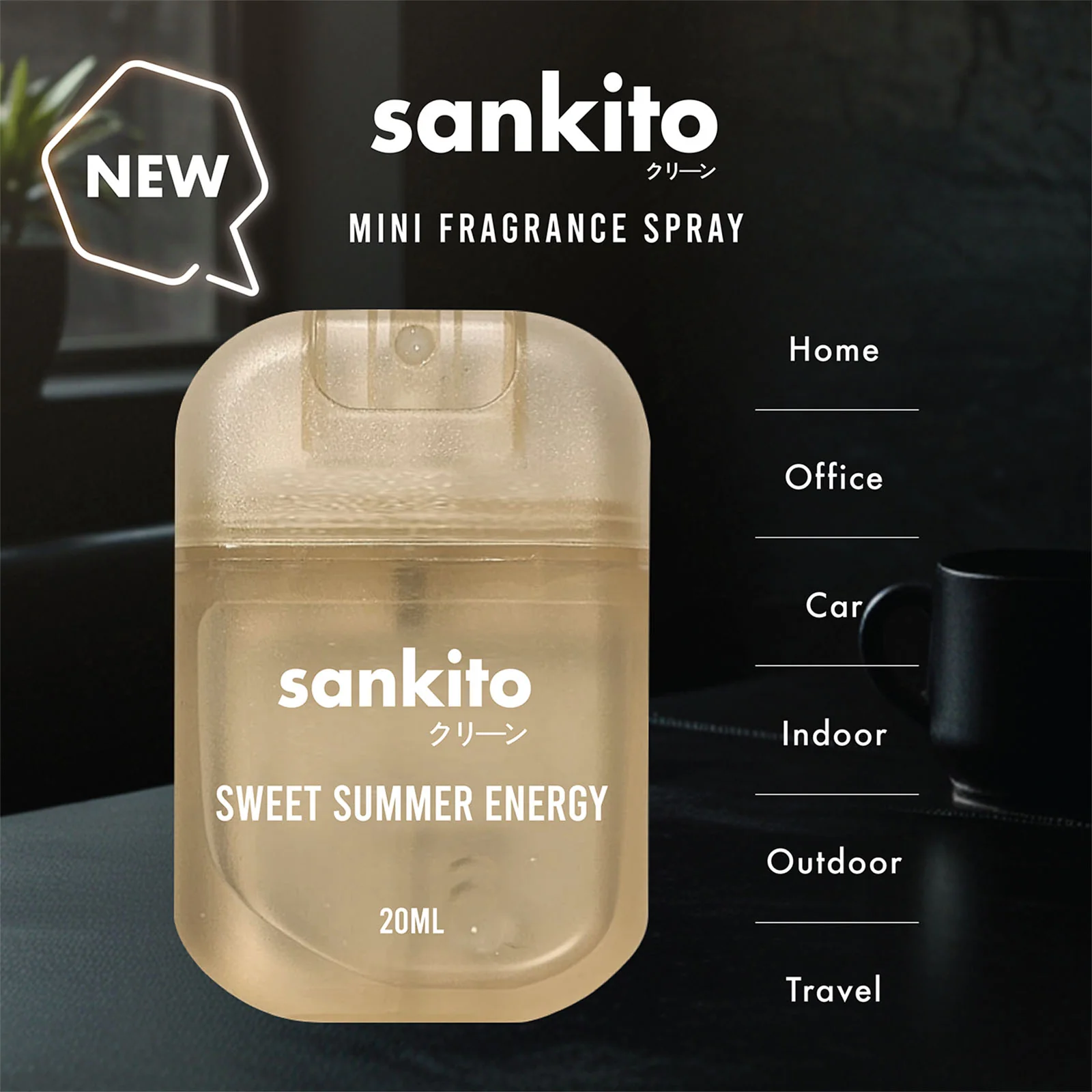 Sankito Mini Fragrance Spray - Sweet Summer Energy 20ml - Image 2