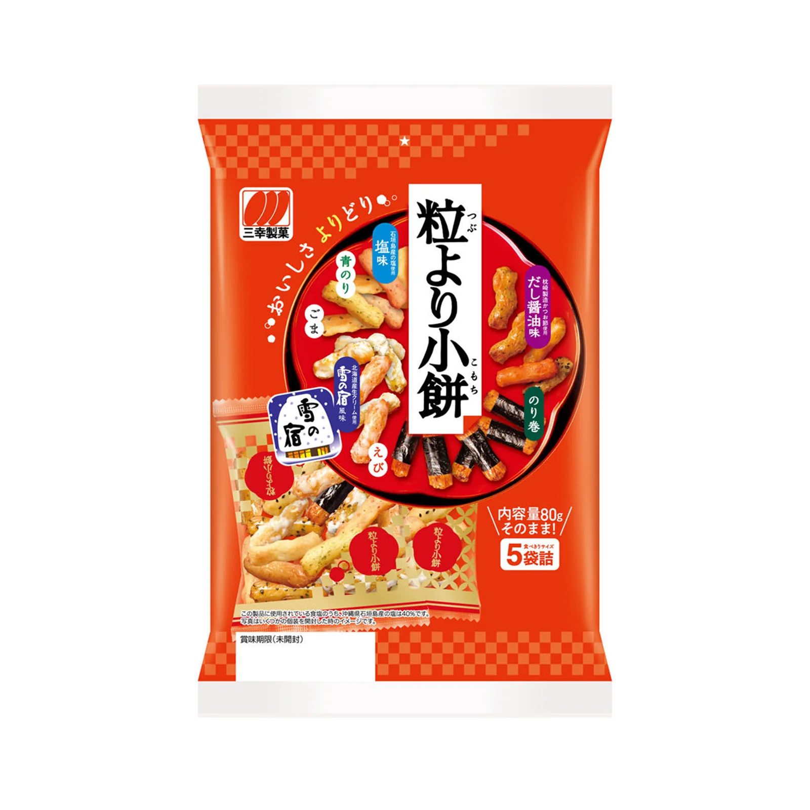 Sanko Seika Tsubuyori Komochi Okaki Rice Crackers 1pack