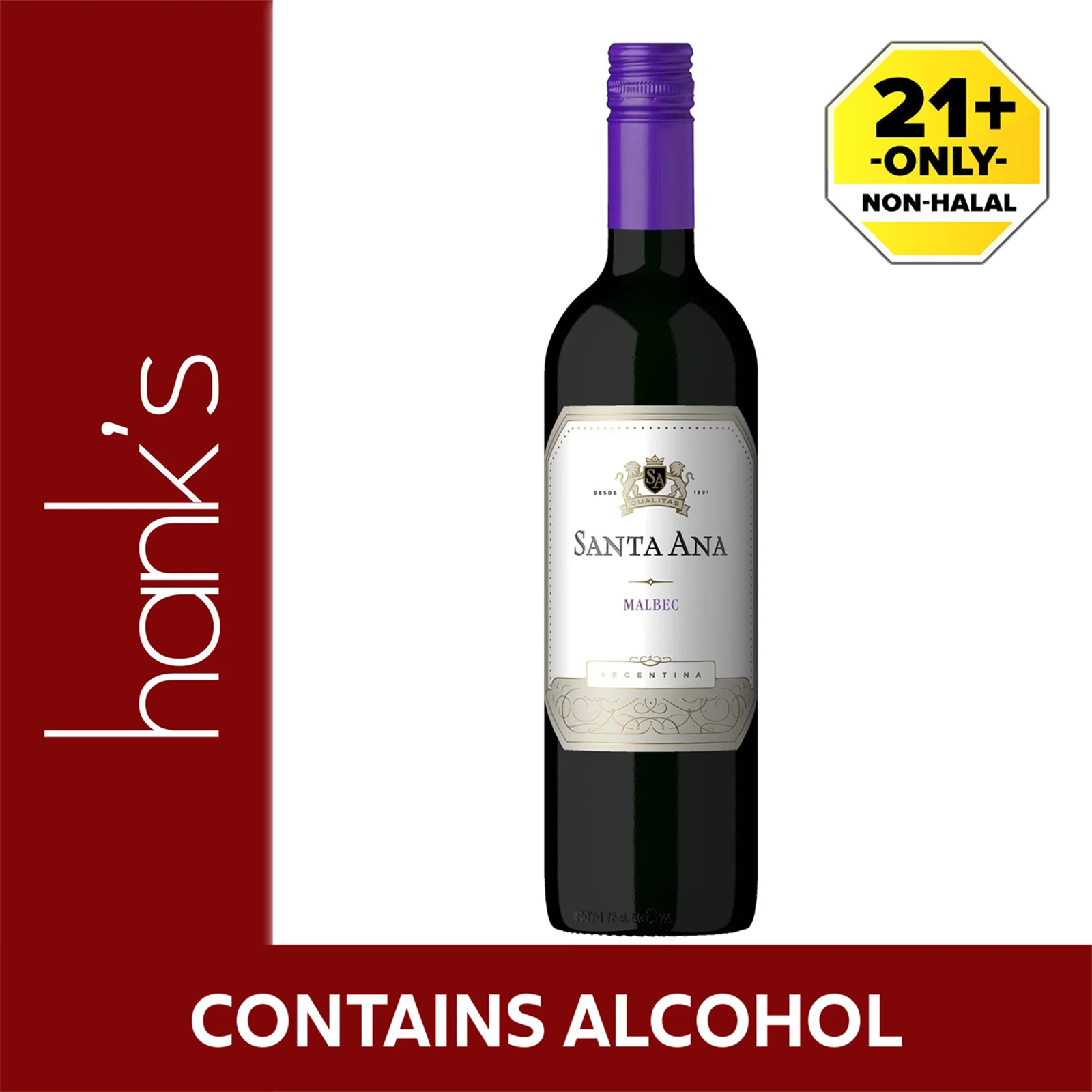Santa Ana Classic Malbec 750ml - Image 2
