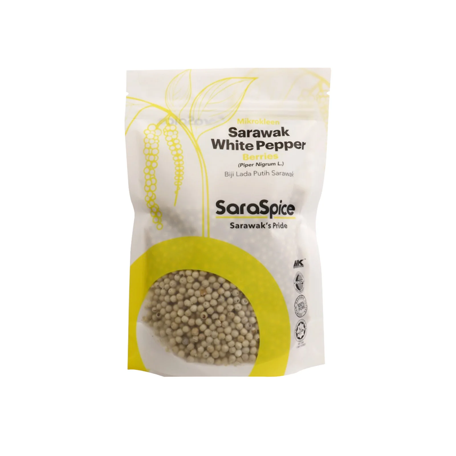 Saraspice White Pepper Berries (Softpack) 200g - Image 3