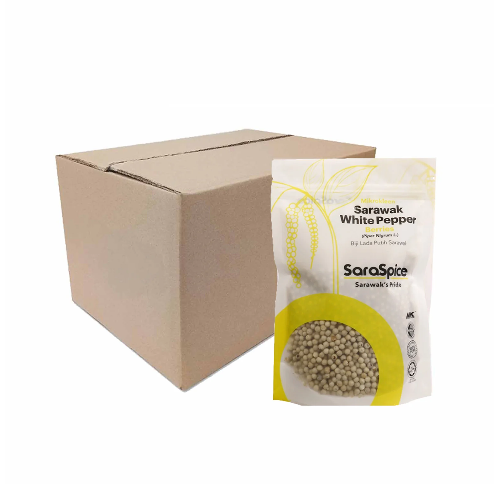 Saraspice White Pepper Berries (Softpack) 200g - Image 4