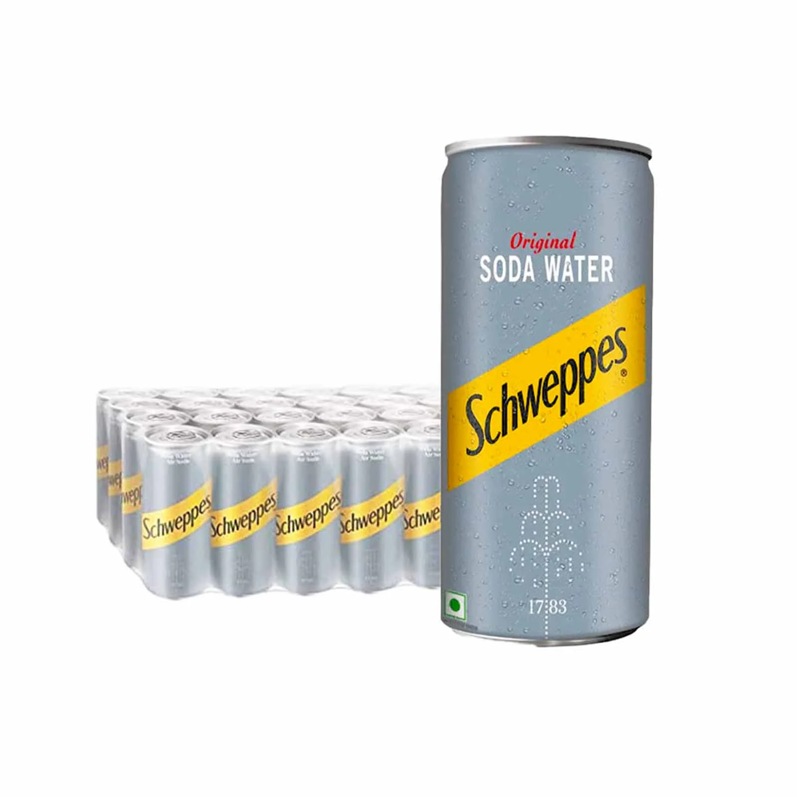 Schweppes Soda Water 320ml - Image 2
