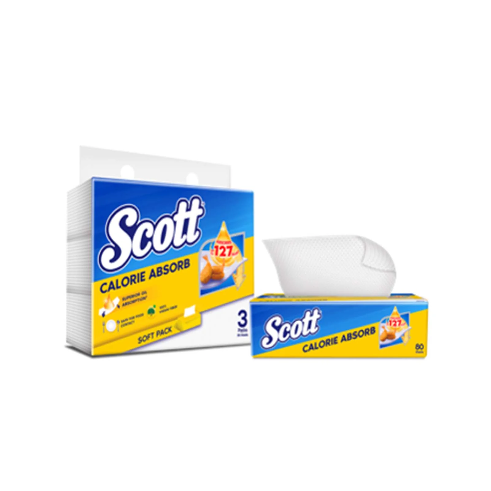Scott Calorie Interfolder Kitchen Towel 80sheets x 3 - Image 2