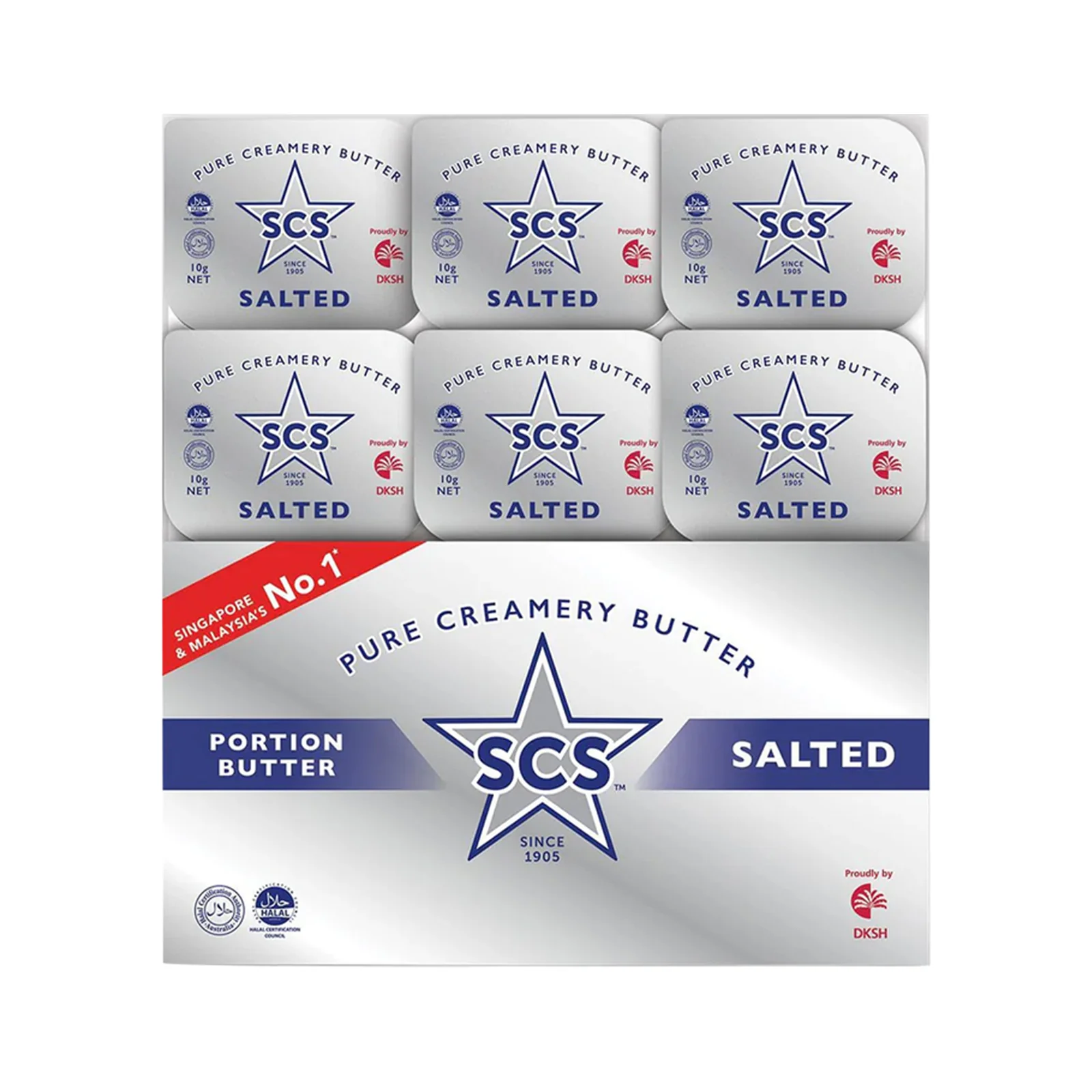 SCS Pure Creamery Salted Butter Portions 10g x 12 - Image 2