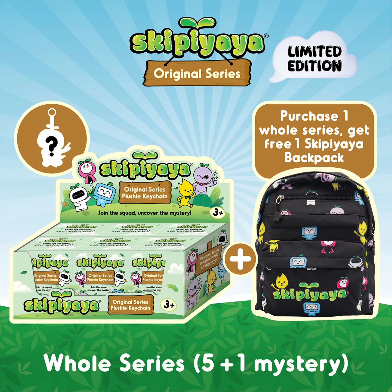 Skipiyaya Original Series Plushie Keychain Blind Box - Image 2