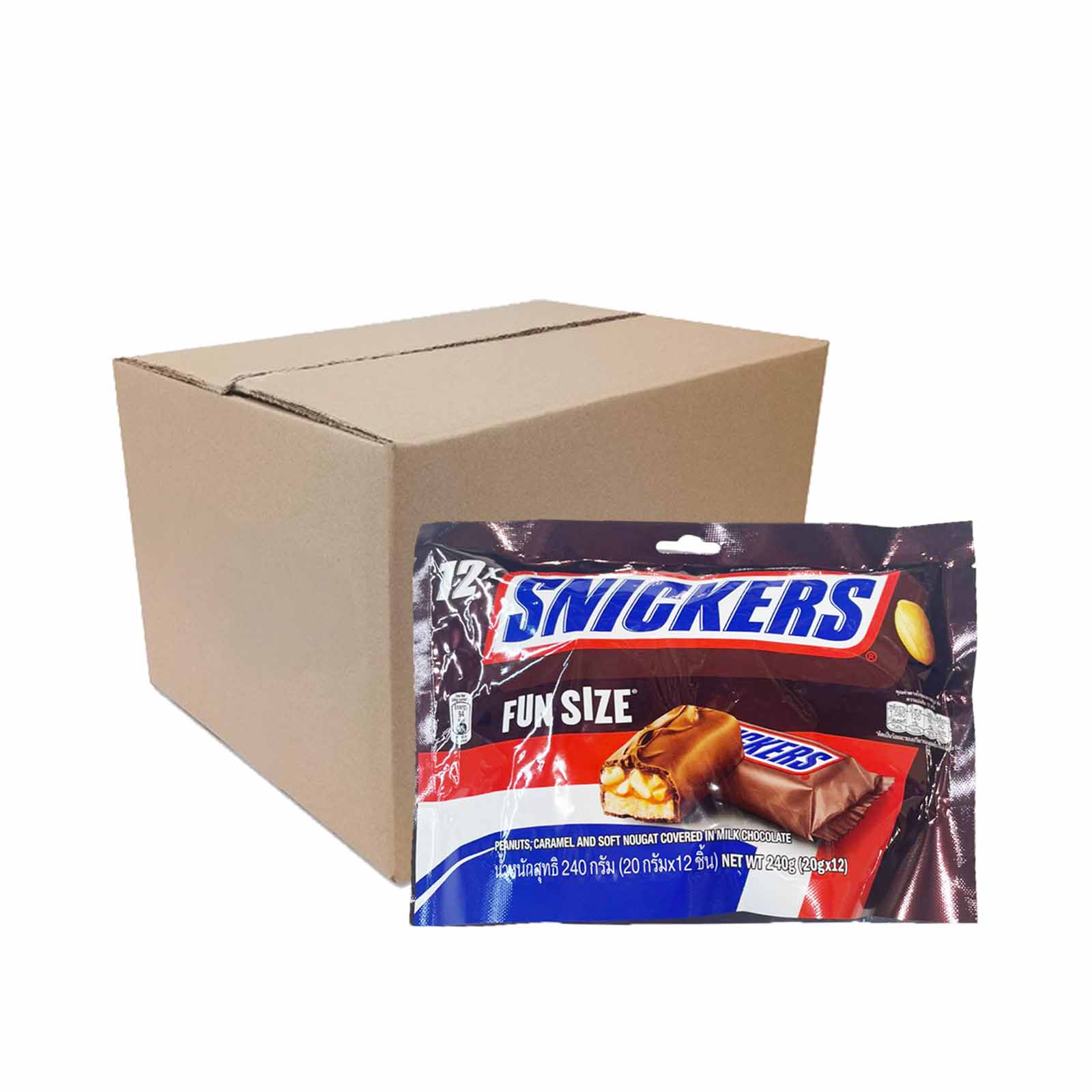 Snickers Fun Size Peanut Chocolate Bar 240g - Image 2
