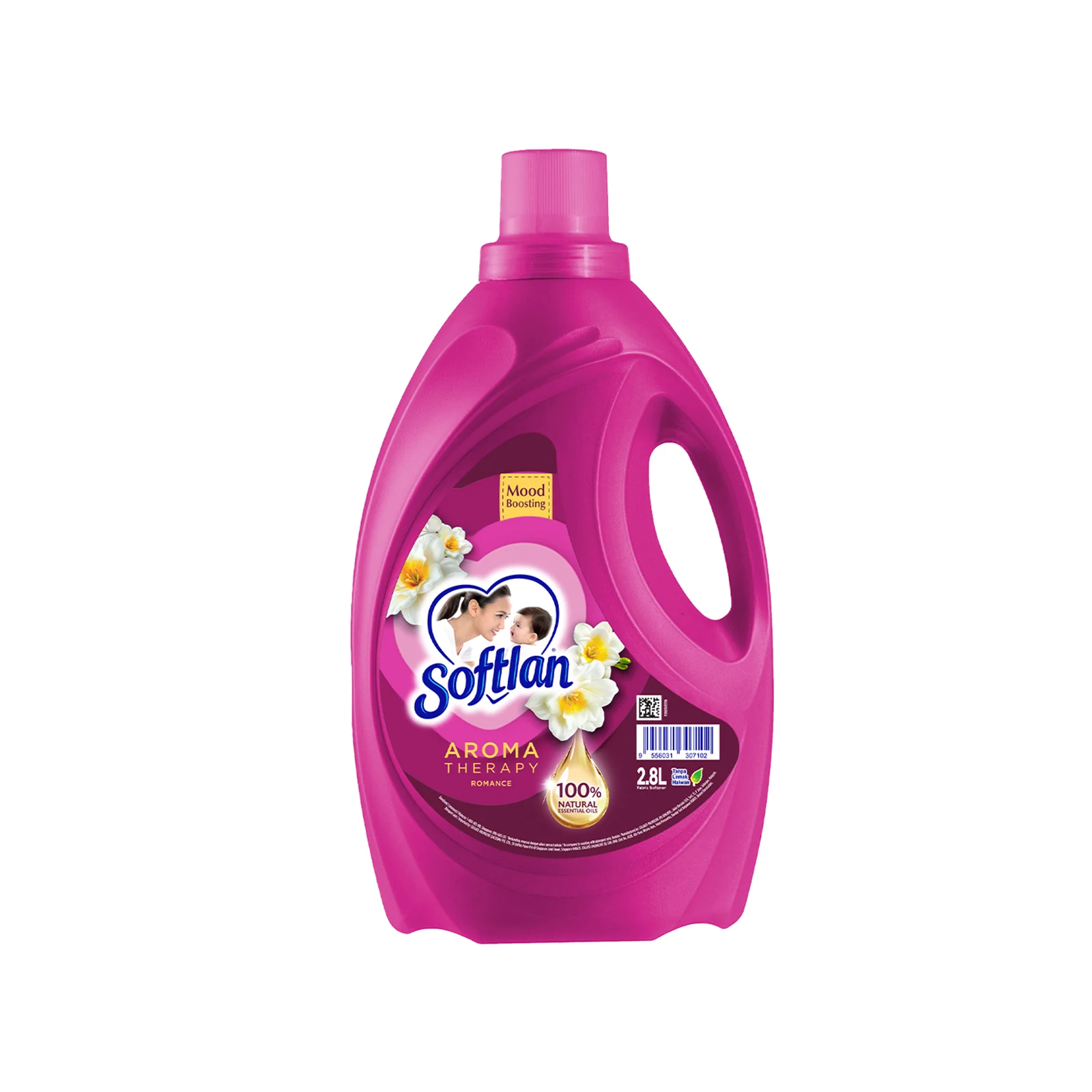 Softlan Aroma Therapy Sakura Romance Fabric Conditioner 2.8L - Image 2
