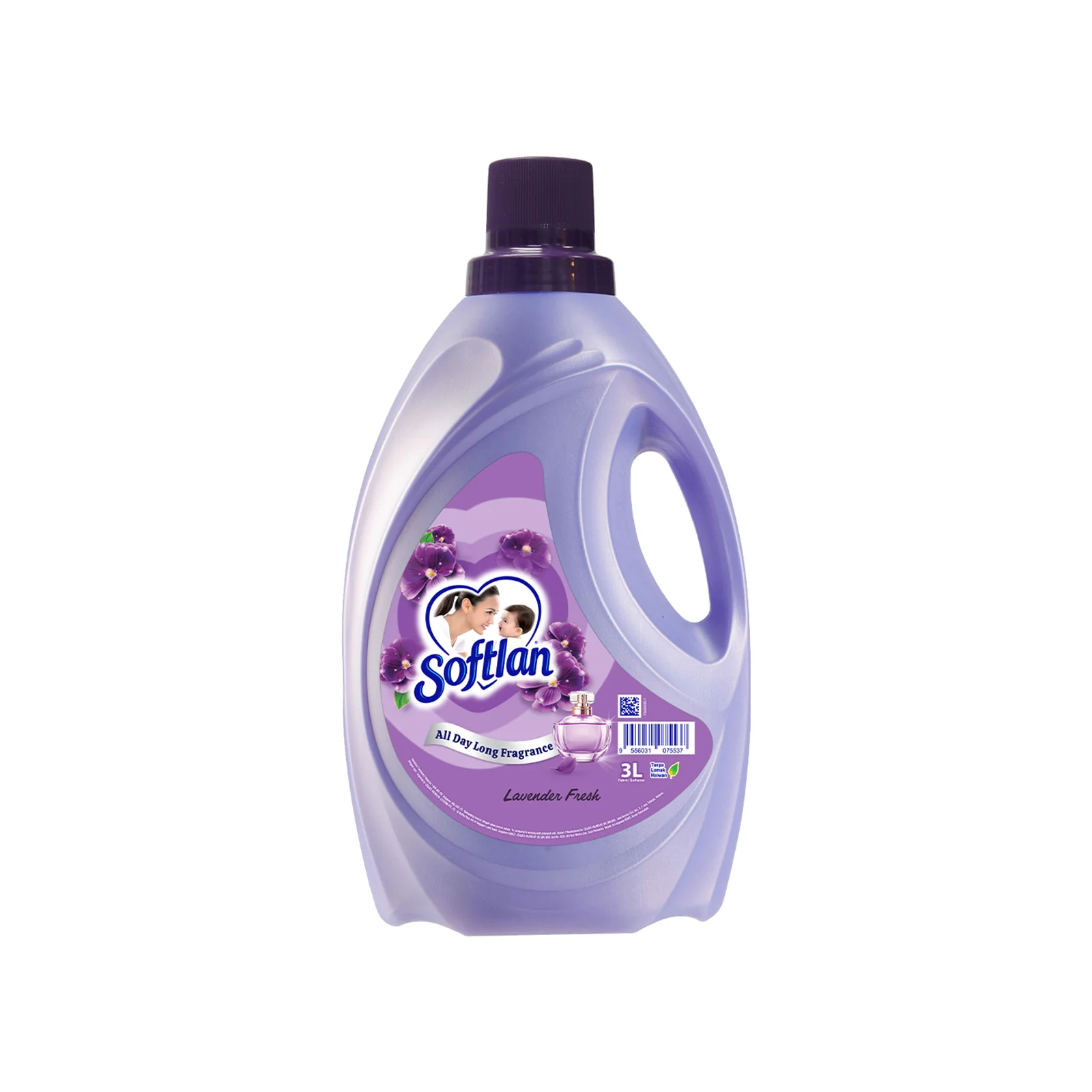 Softlan Lavender Fresh Fabric Softener 3L - Image 2