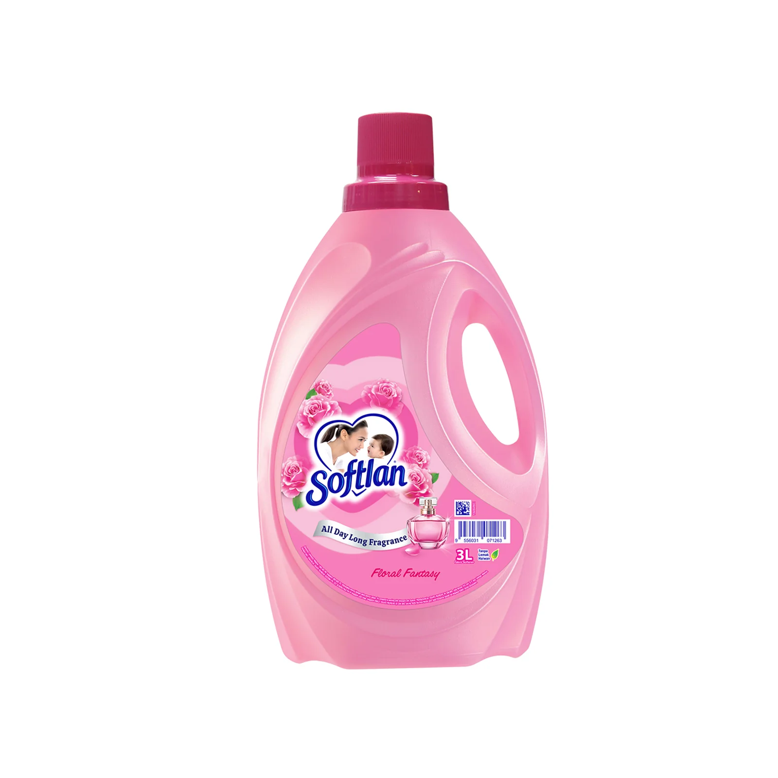 Softlan Fabric Softener Floral fantasy Pink 3L - Image 2
