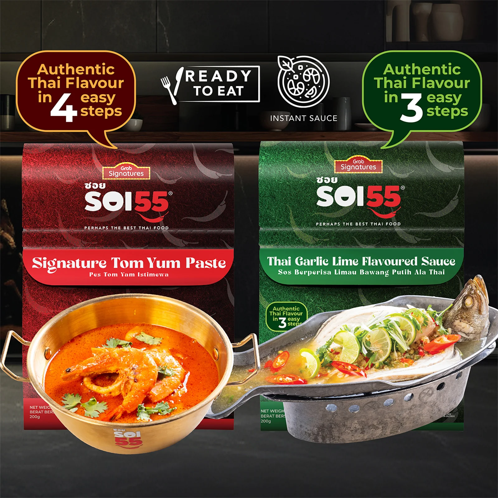 Grab Signatures SOI 55 Tom Yum Sauce 200g - Image 2